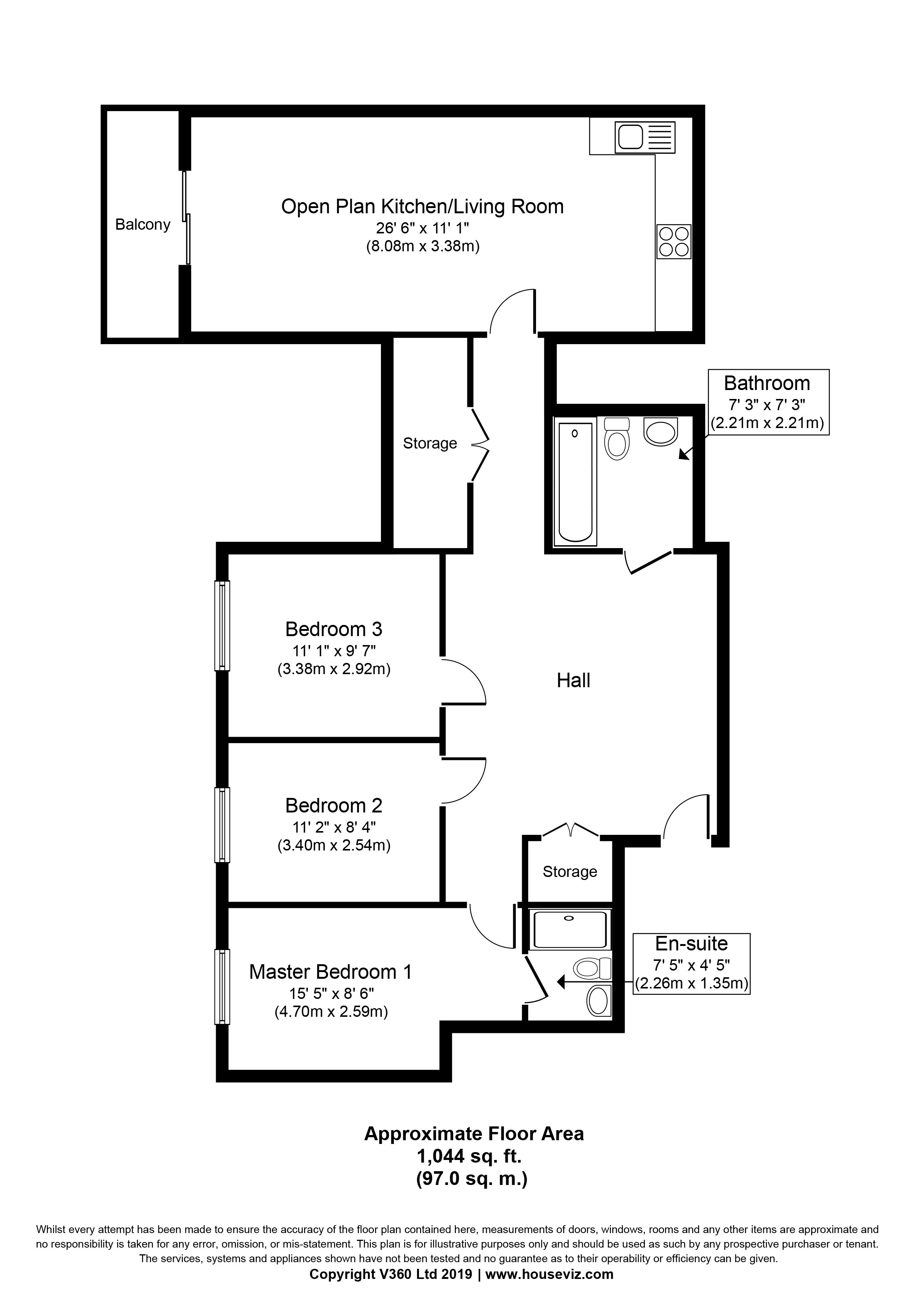 3 Bedrooms Flat for sale in Salisbury Road, Ealing UB2