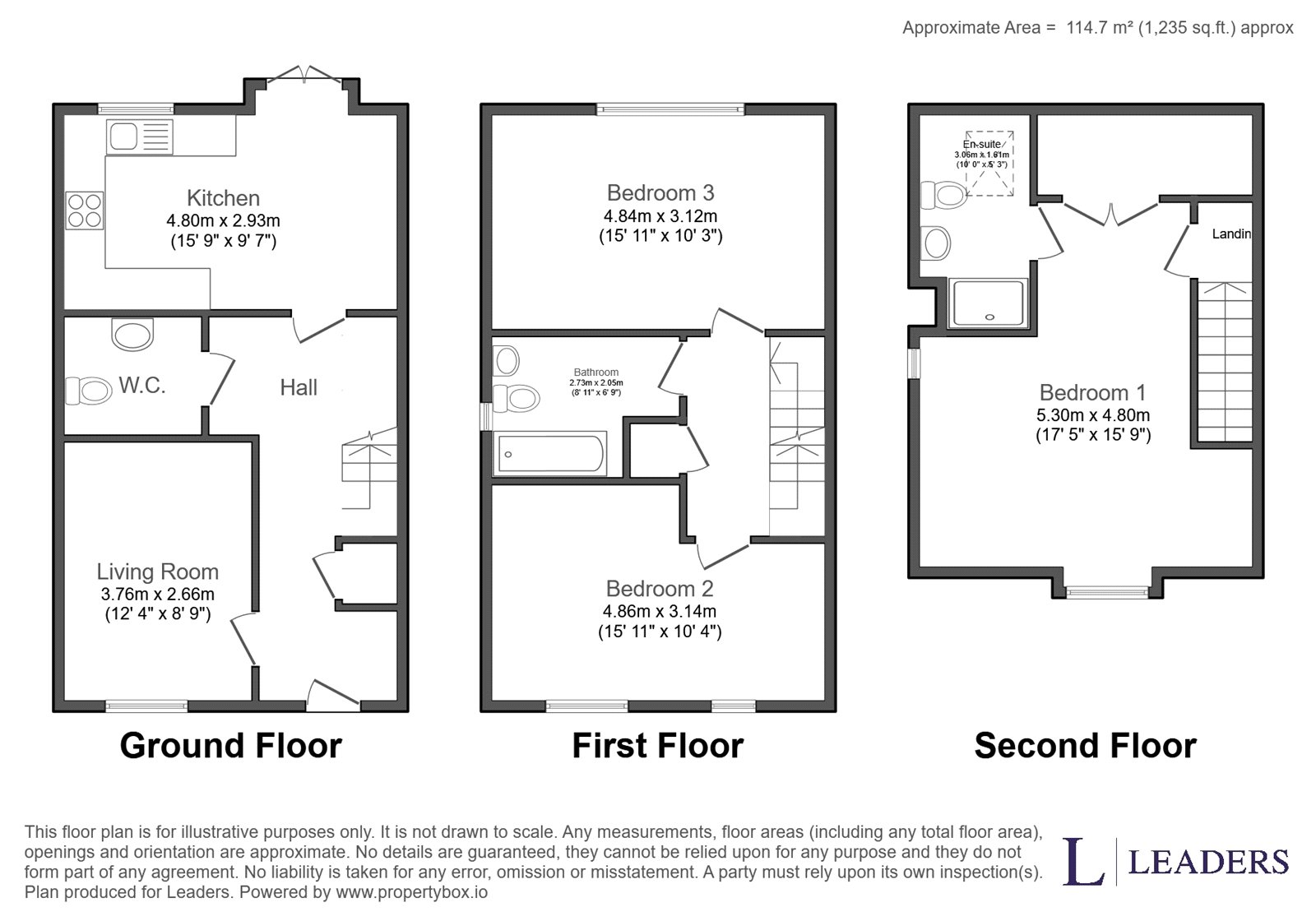 16, Vernal Close, Northampton floorplan