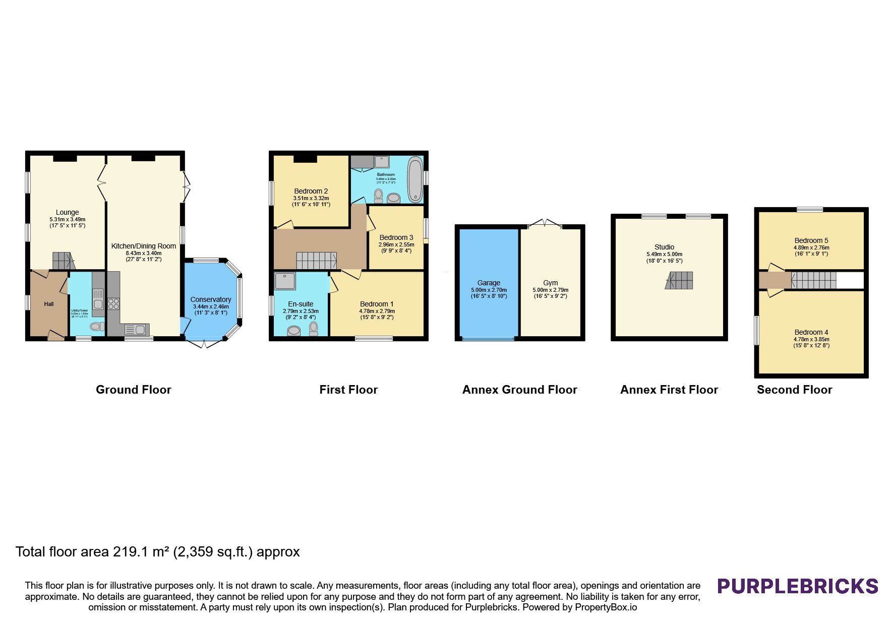 1, Park Road, Hailsham floorplan