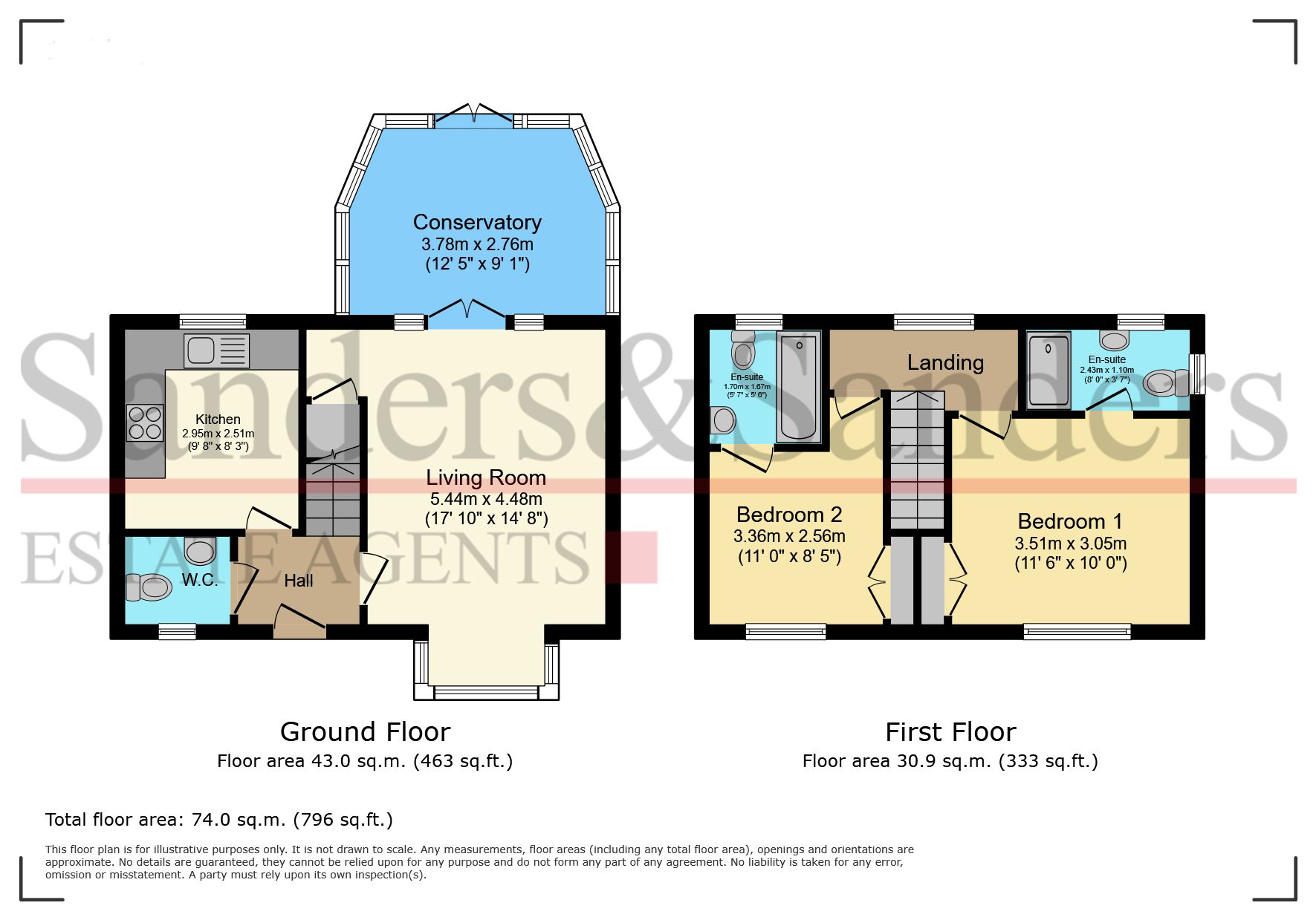 1 Abbey Mews, Alcester floorplan