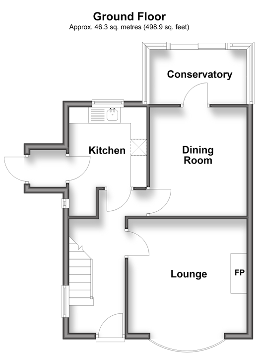 Mildmay Road, Lewes floorplan