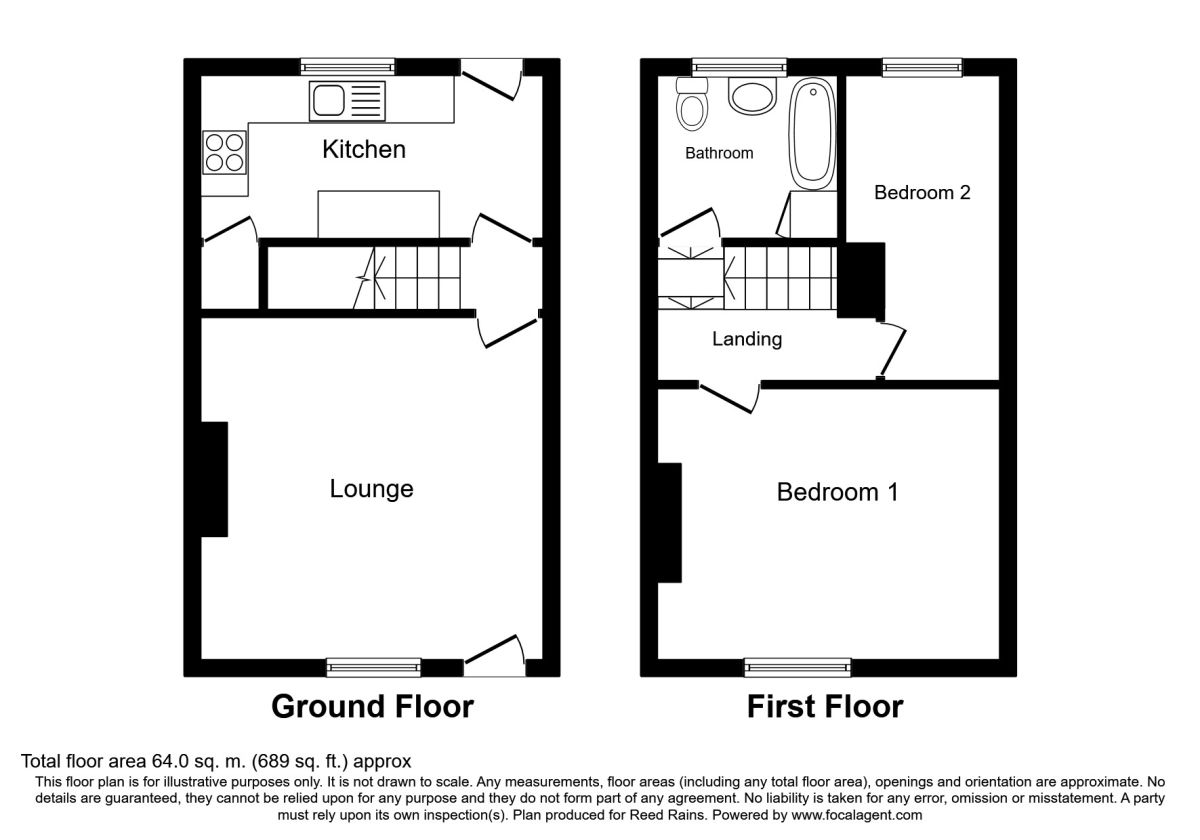 2 Bedrooms Terraced house for sale in Cromwell Place, Ossett WF5