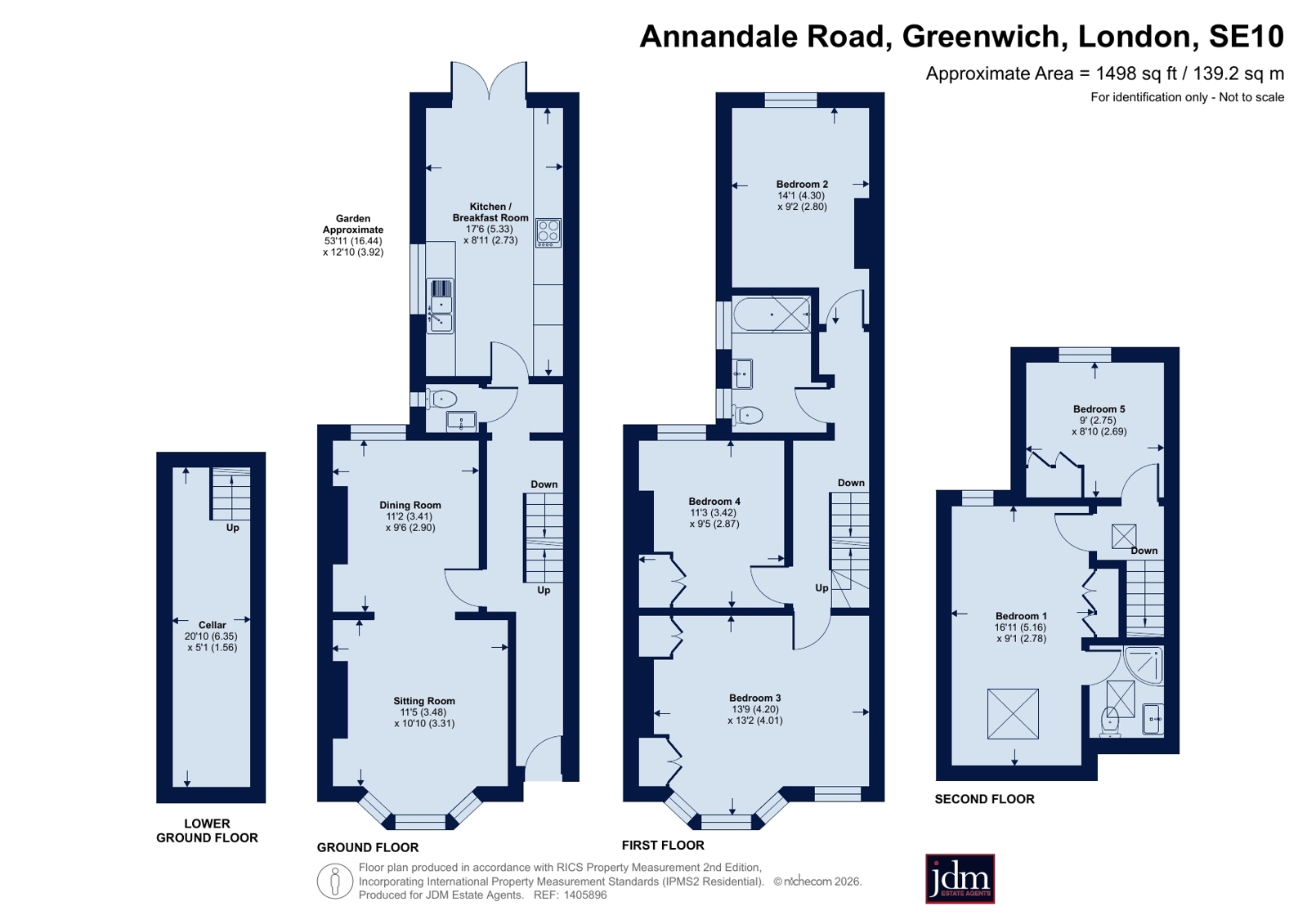 78, Annandale Road, London floorplan