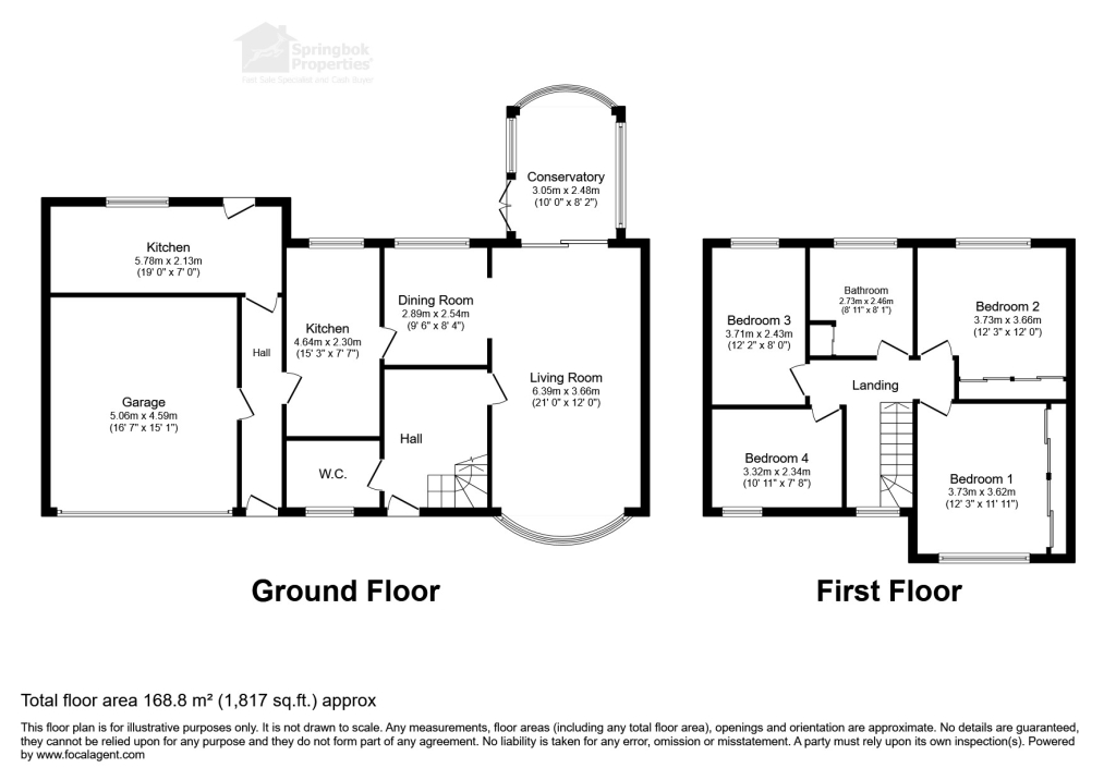 17, Lincoln Drive, Caistor floorplan
