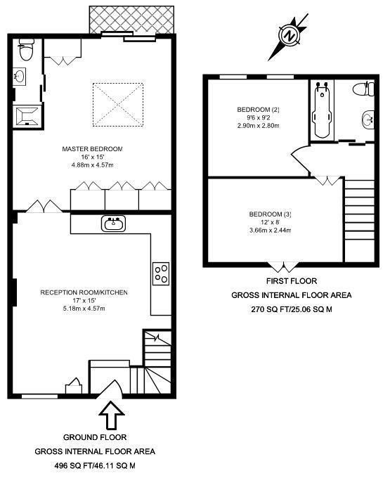 7, Hermit Place, London floorplan