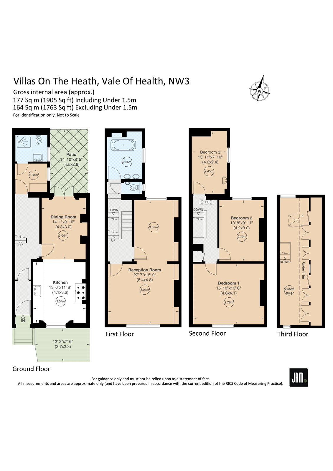 4,, Villas On The Heath, Hampstead floorplan