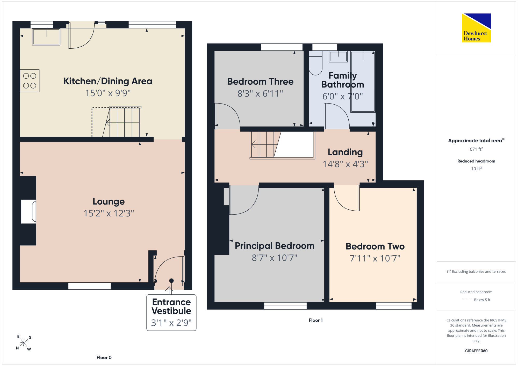 3, Humber Street, Longridge floorplan