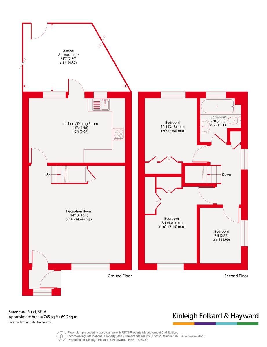 9, Stave Yard Road, London floorplan