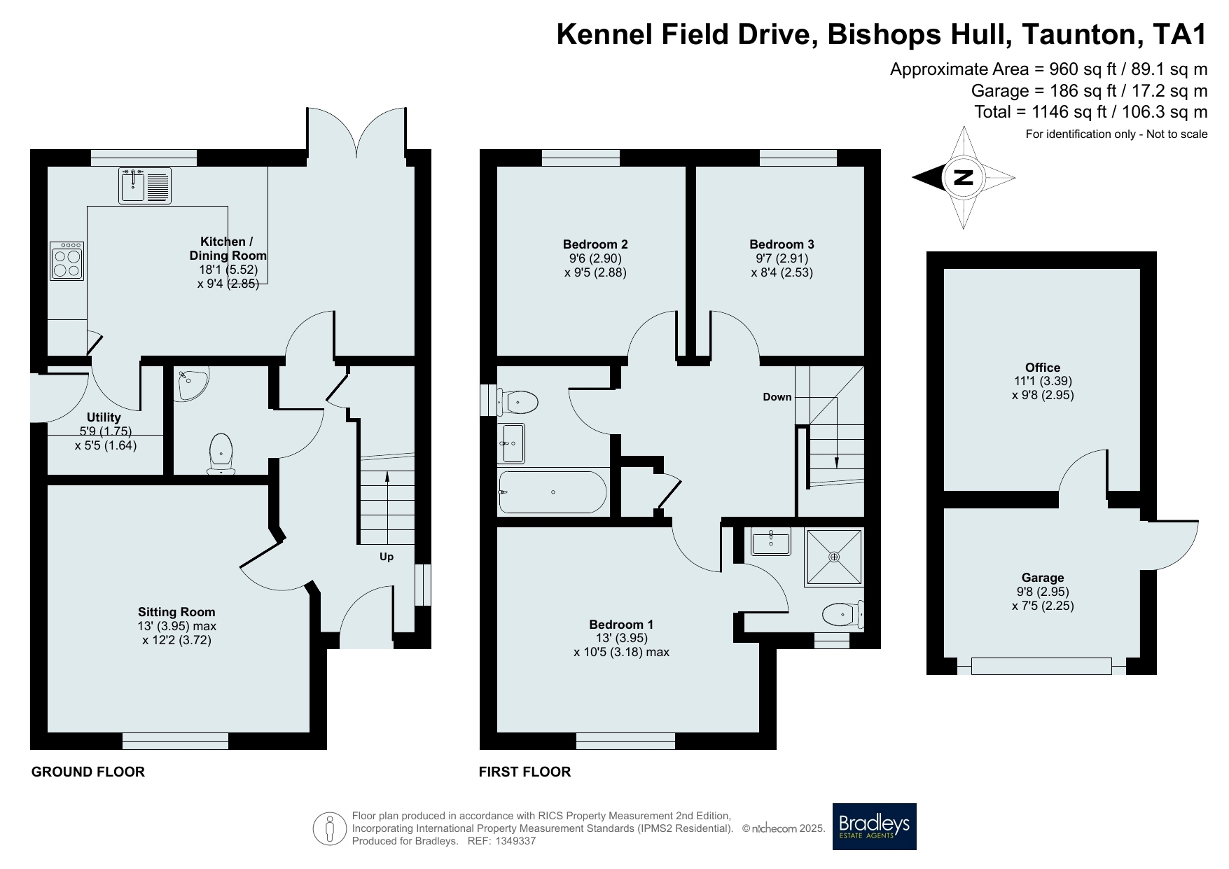 8, Kennel Field Drive, Taunton floorplan