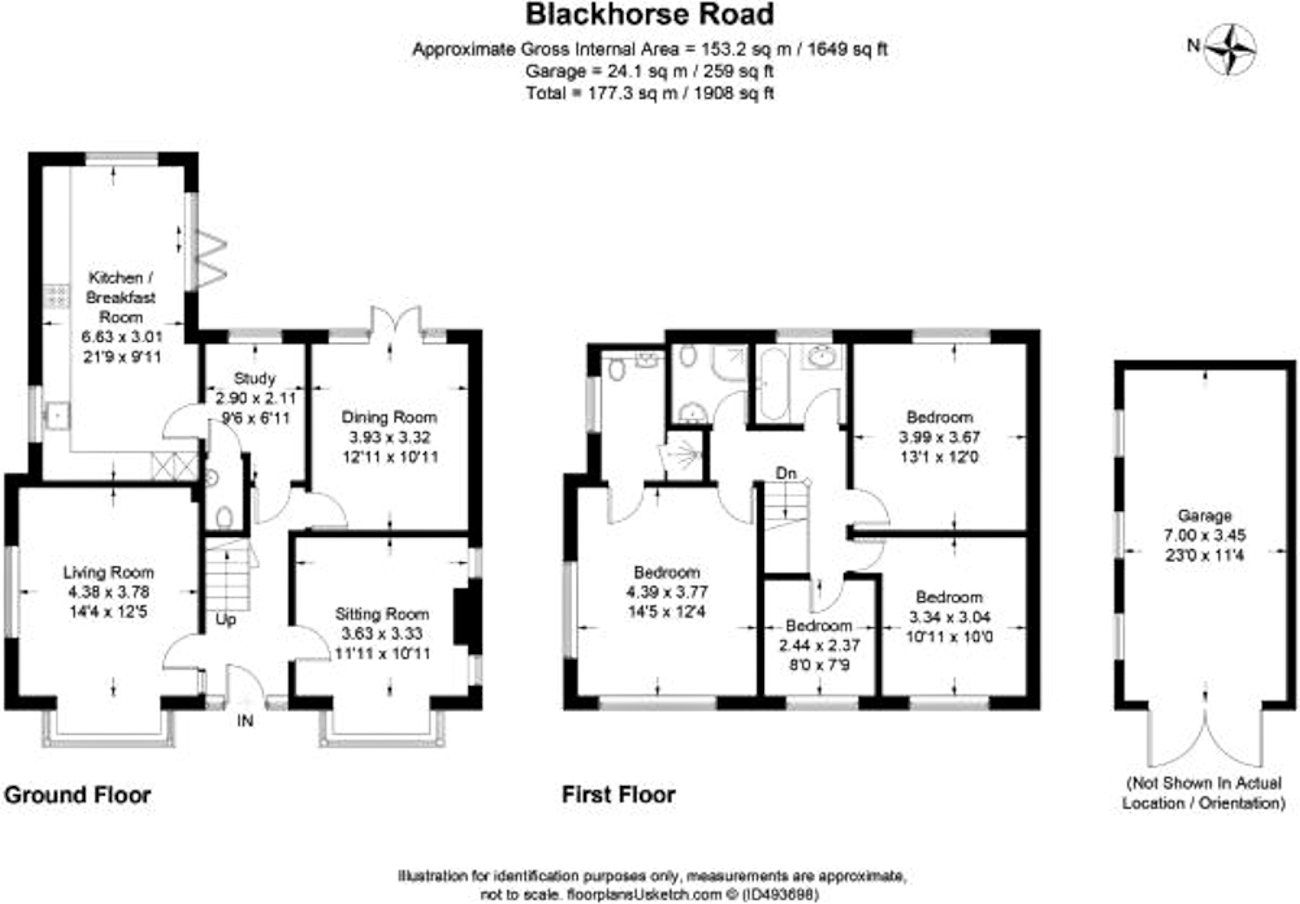 4 Bedrooms Detached house for sale in Woking, Surrey GU22