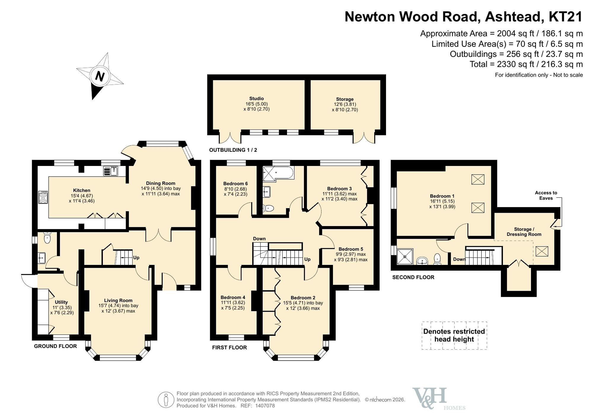 20 Newton Wood Road, Ashtead floorplan