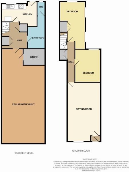 81 Fortuneswell, Portland, Dorset floorplan