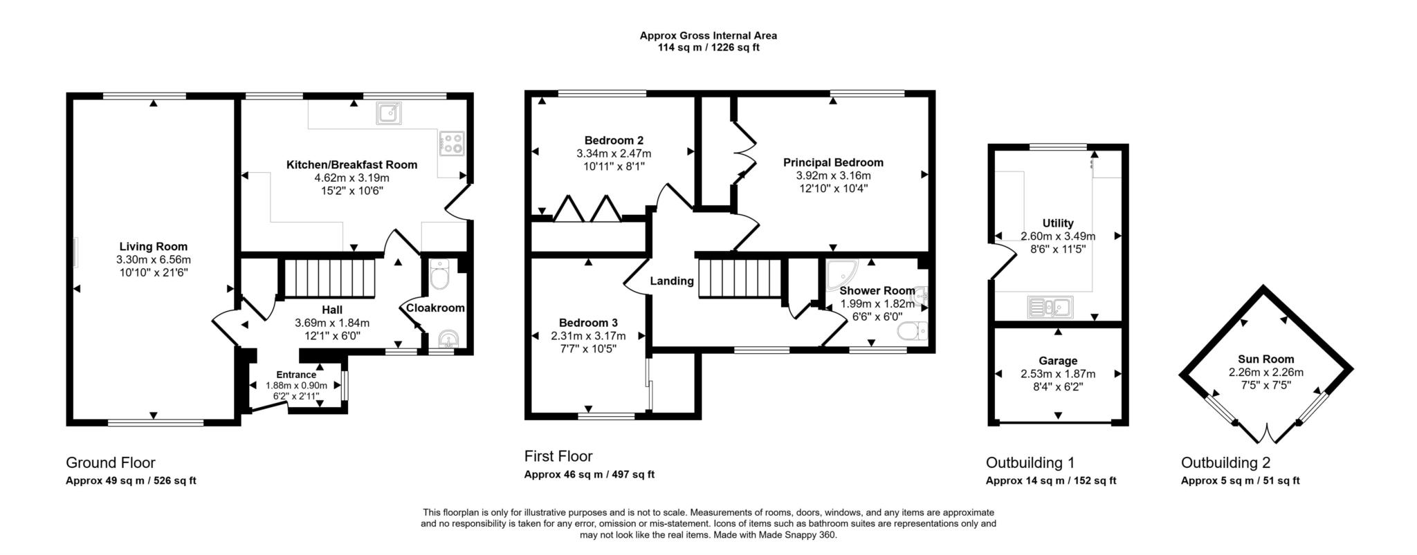 30, The Dell, Tewkesbury floorplan