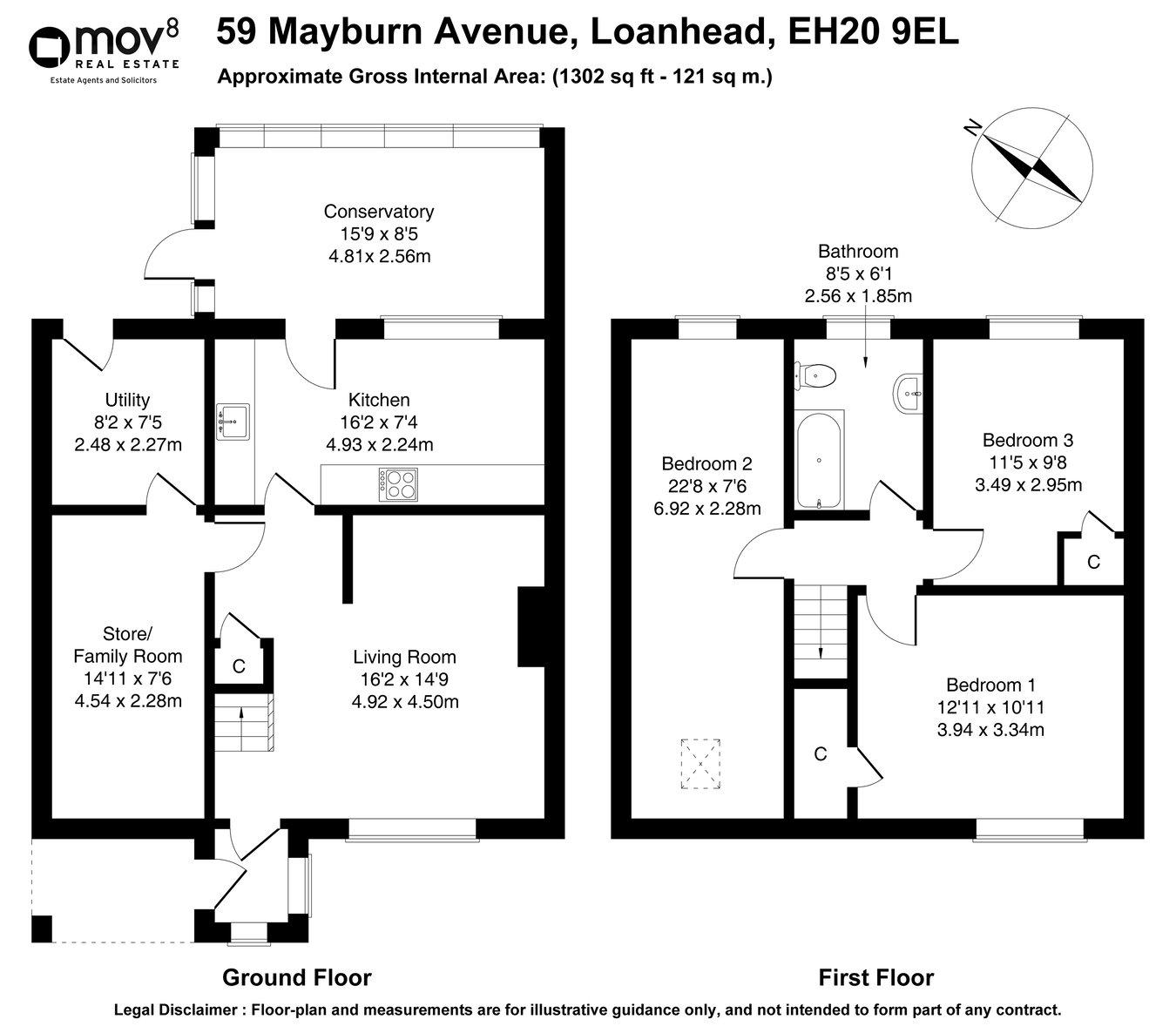 59, Mayburn Avenue, Loanhead floorplan