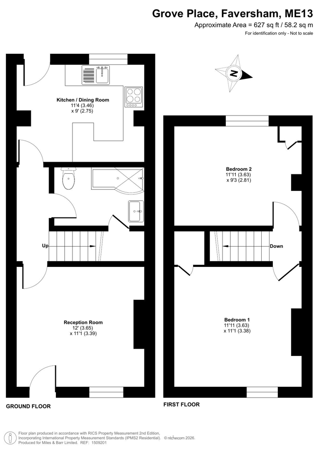 3, Grove Place, Kent floorplan