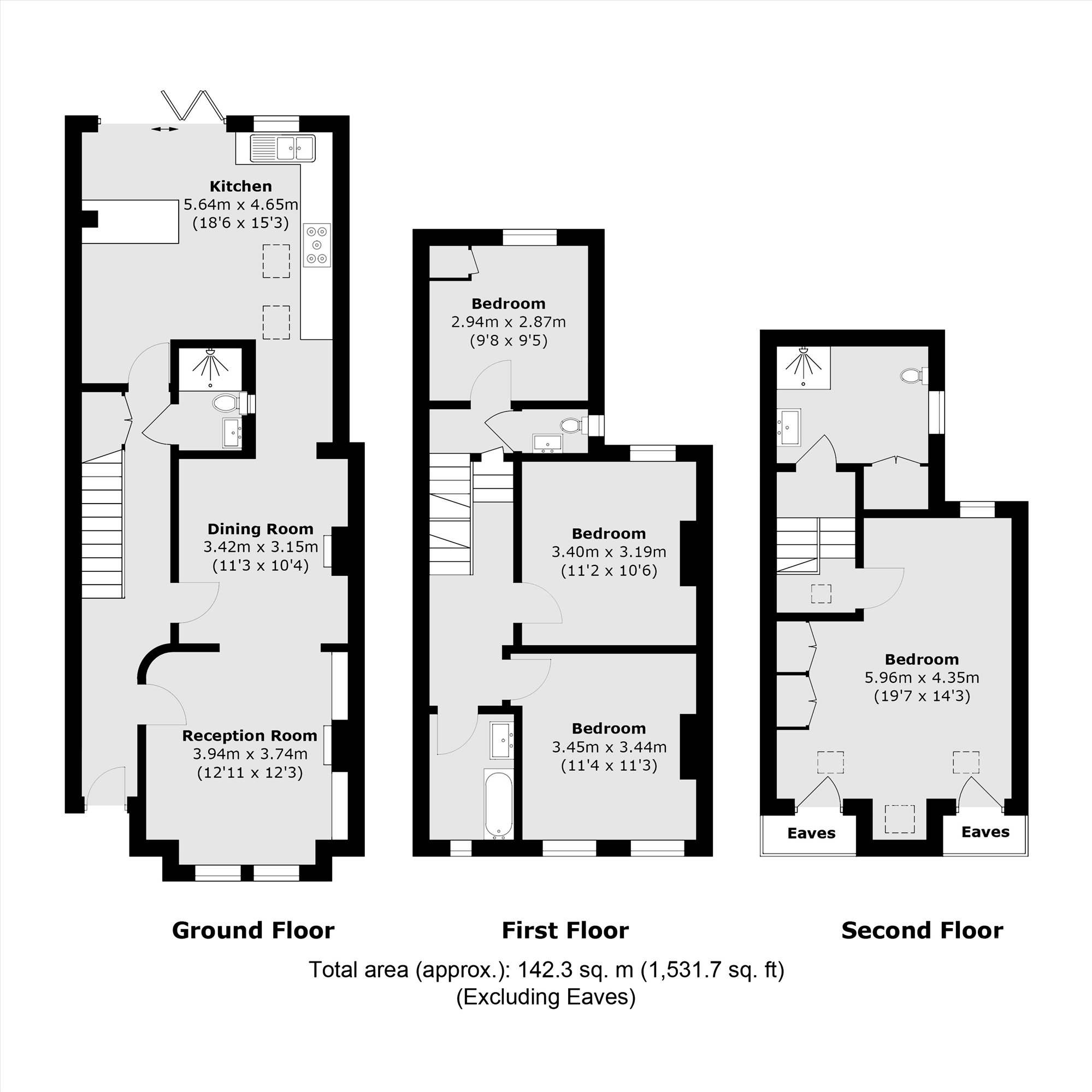 51, Romberg Road, London floorplan