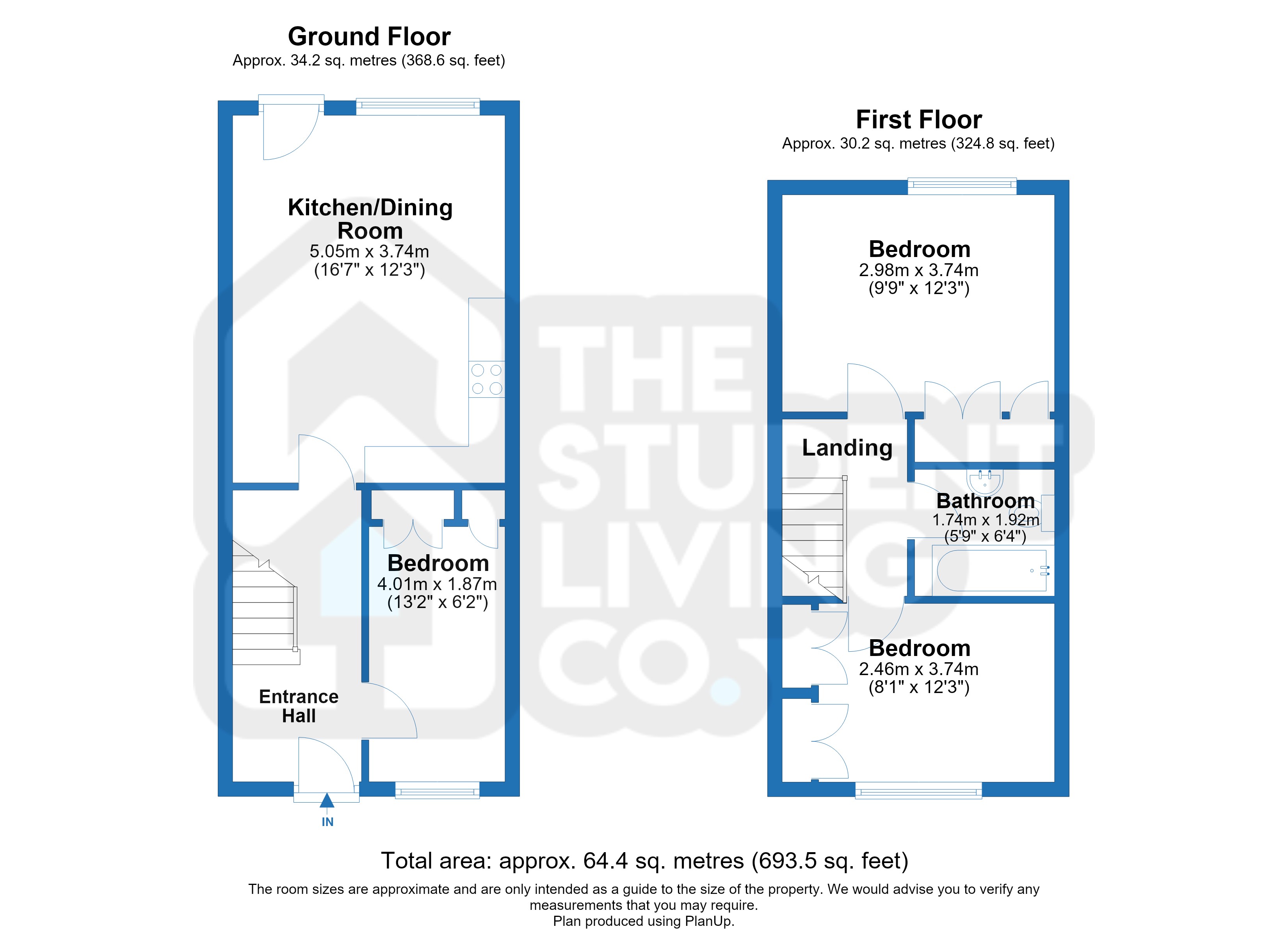 Bluecoat Close, Nottingham floorplan