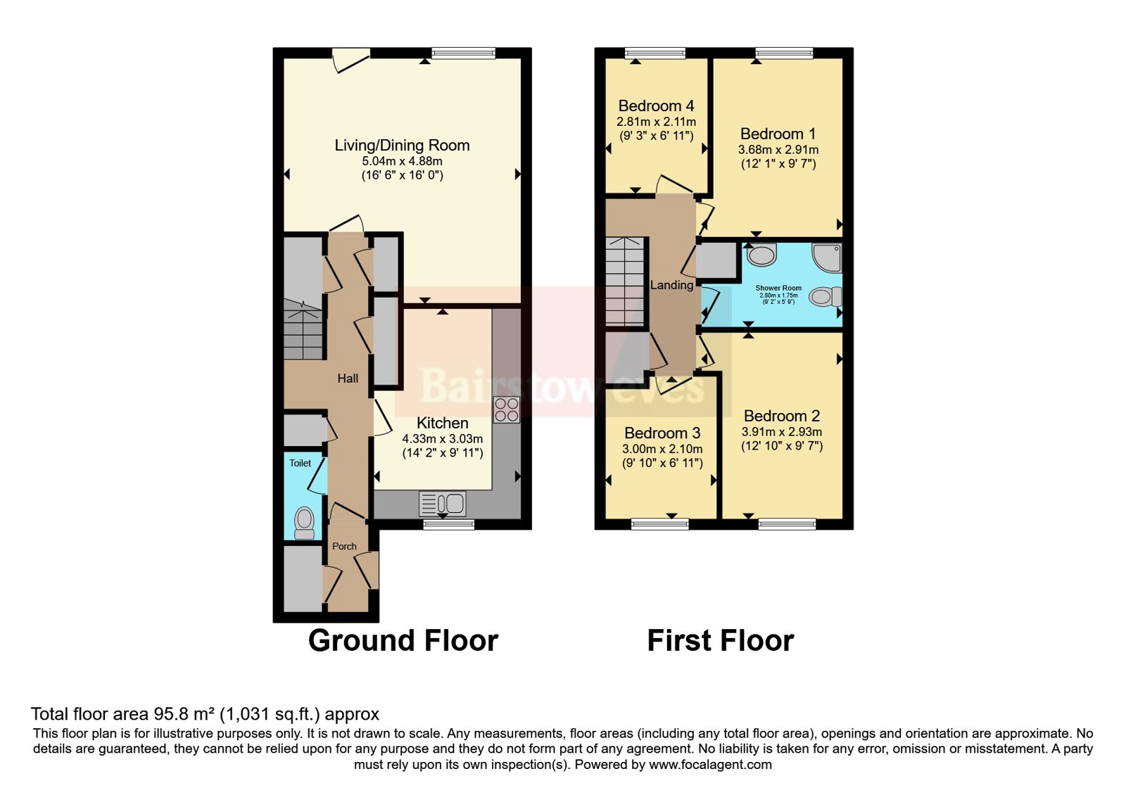 16, Limes Avenue, Essex floorplan