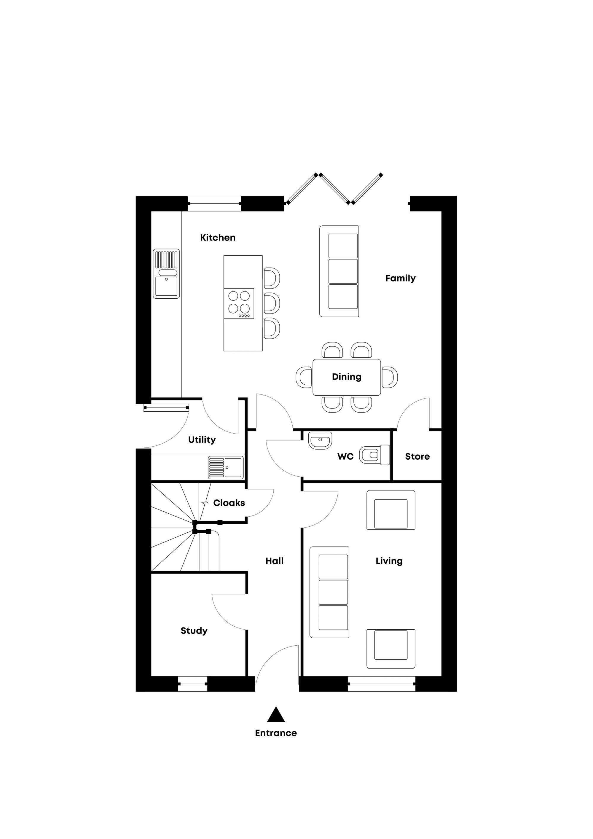 Plot 22 Woodlark, Welbeck Gardens, Chesterfield floorplan