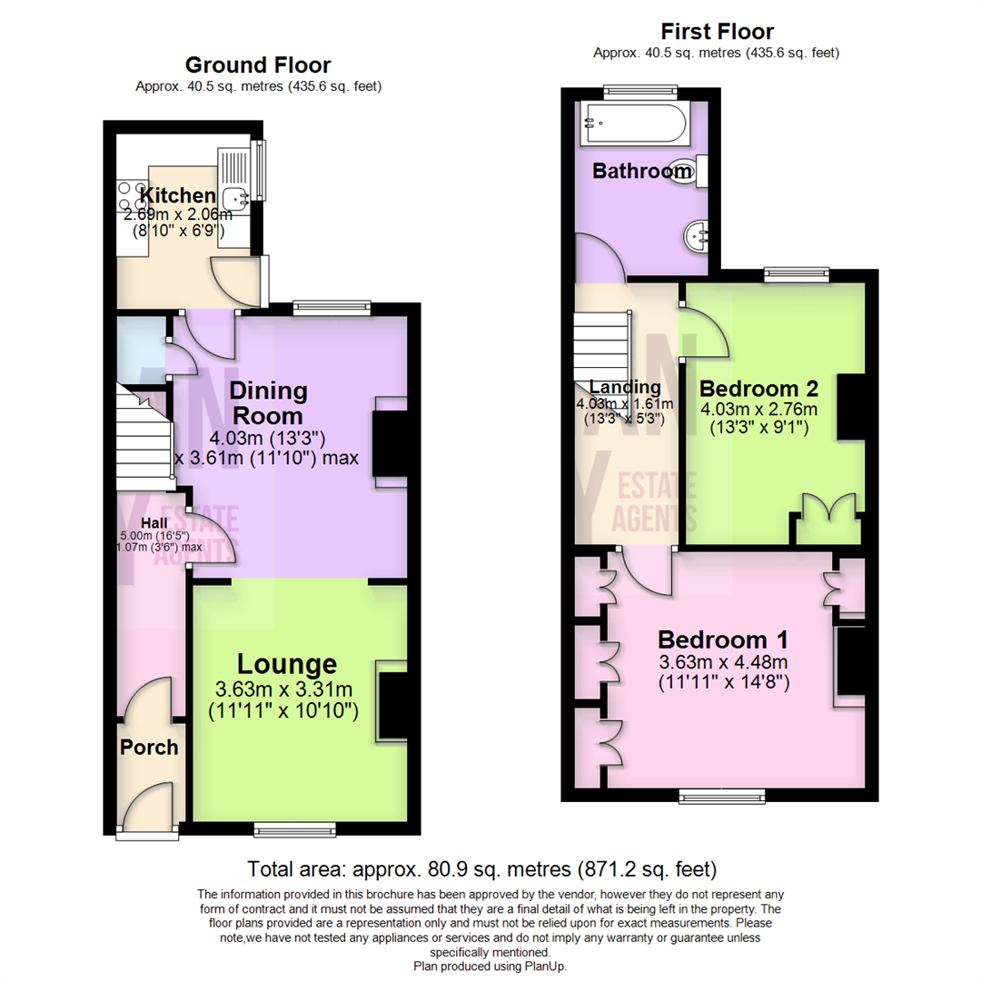 16, Crown Lane, Bolton floorplan