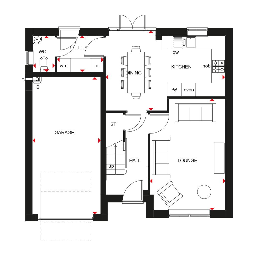H7922332, Winnycroft Lane, Matson, Gloucester floorplan
