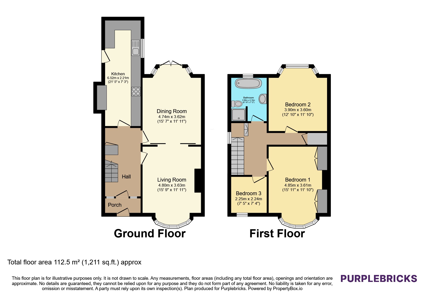 36, Clarendon Road, Audenshaw floorplan