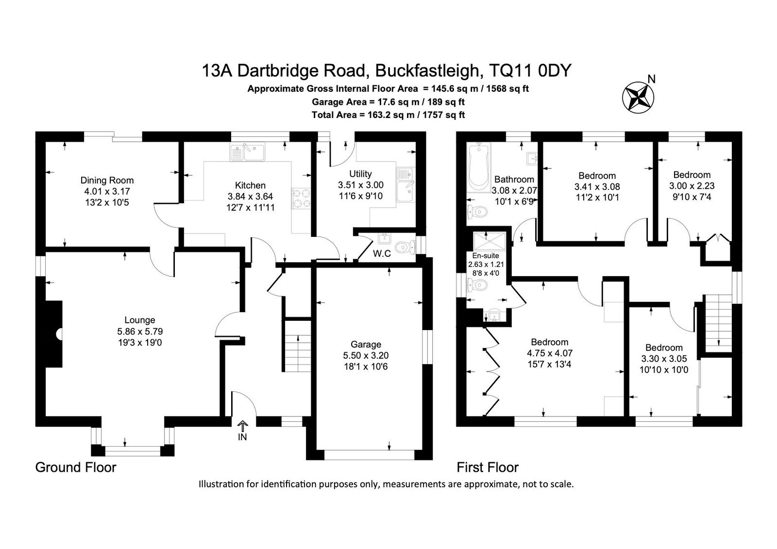 13a,Enborne, Dart Bridge Road, Buckfastleigh floorplan
