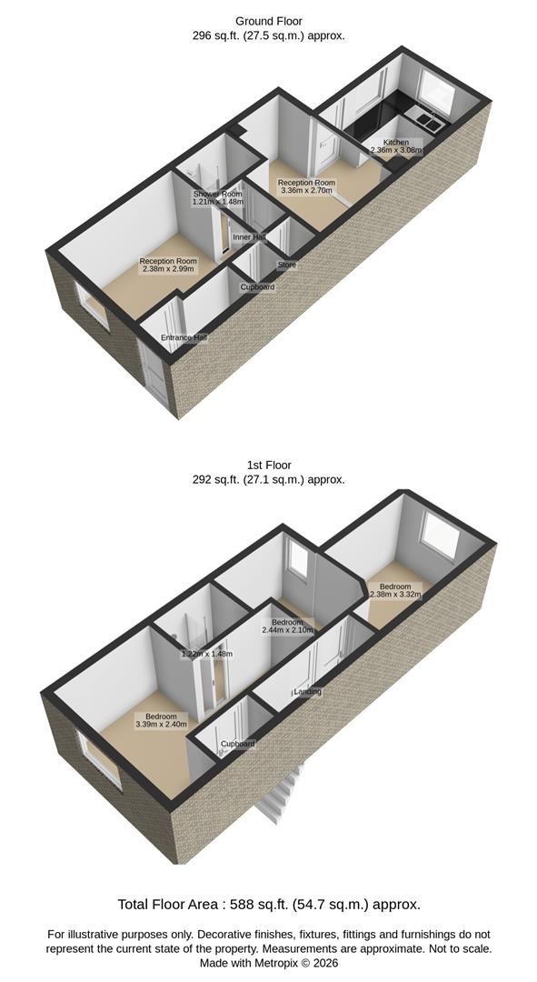 6 Clyde Cottages, Swindon floorplan