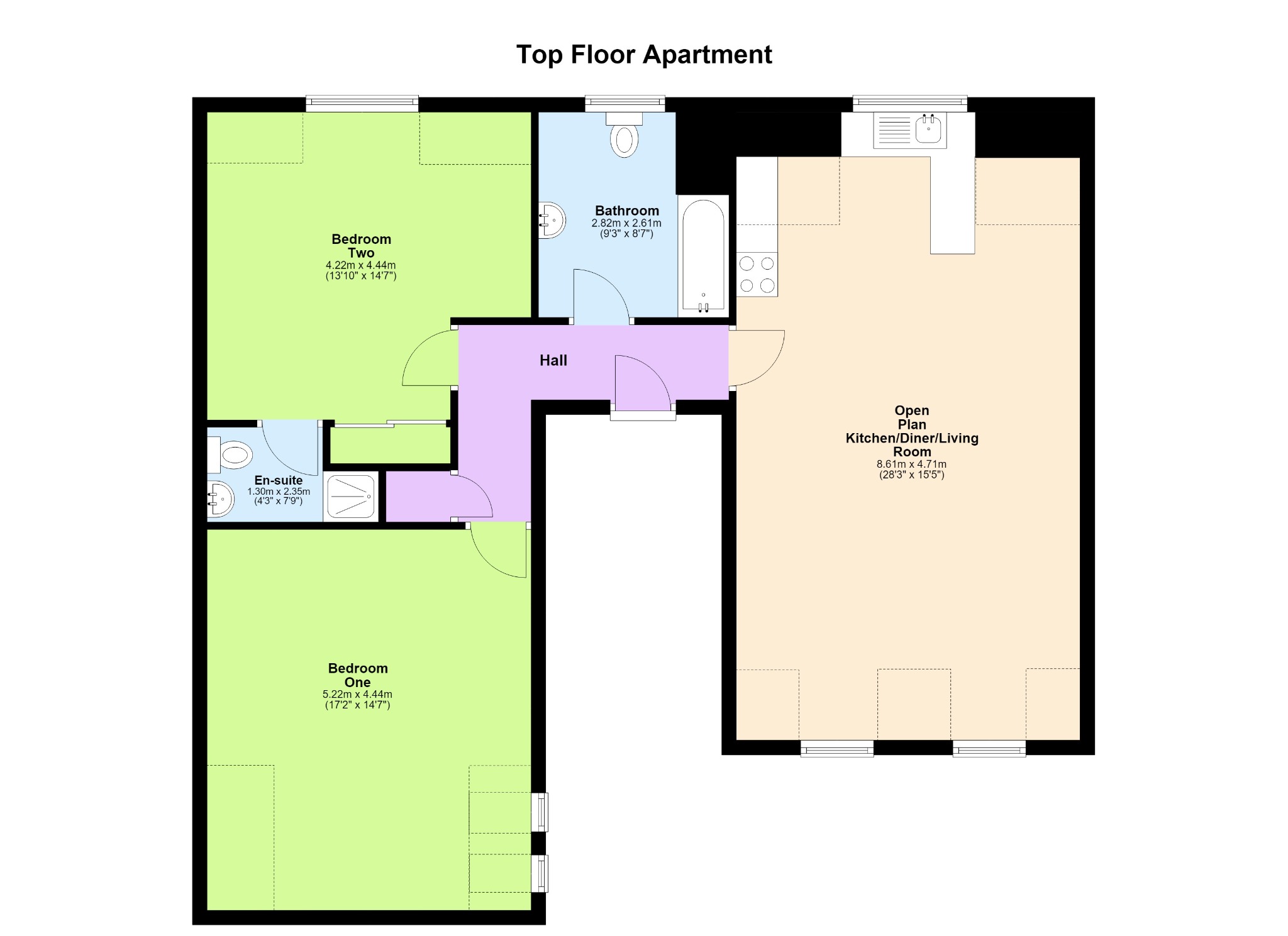 44 Daneholme Close, Daventry, Northamptonshire floorplan