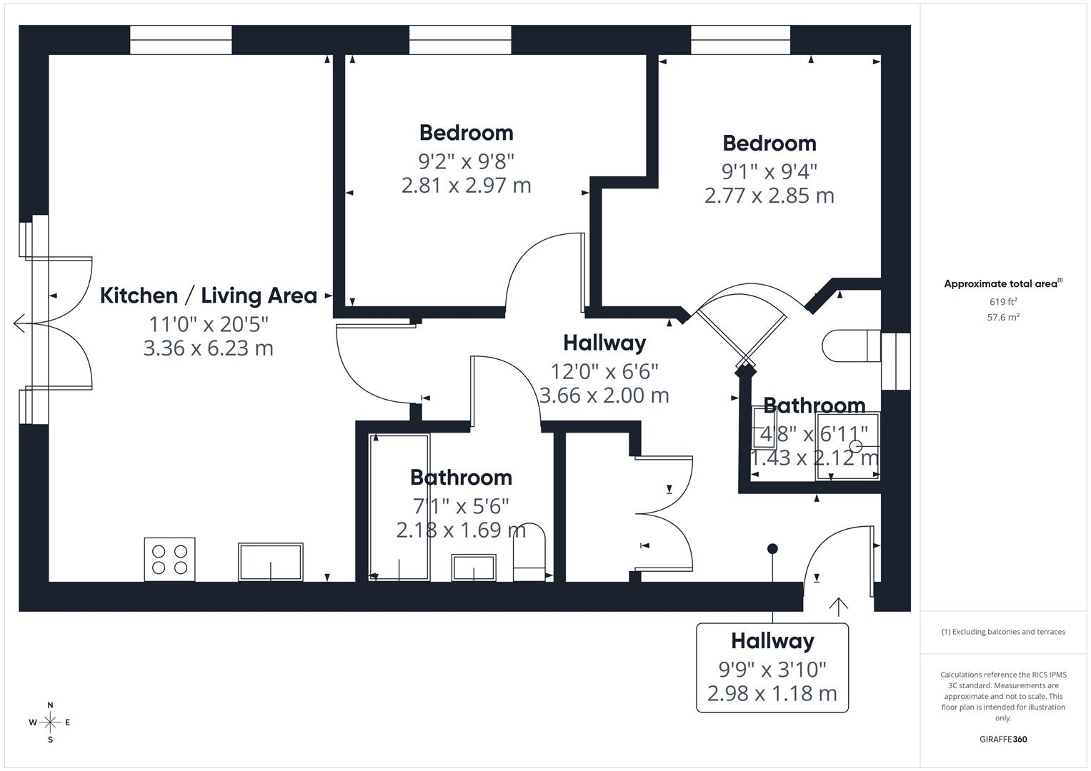 12 Miyla Apartments, Ward Street, Aylesbury floorplan