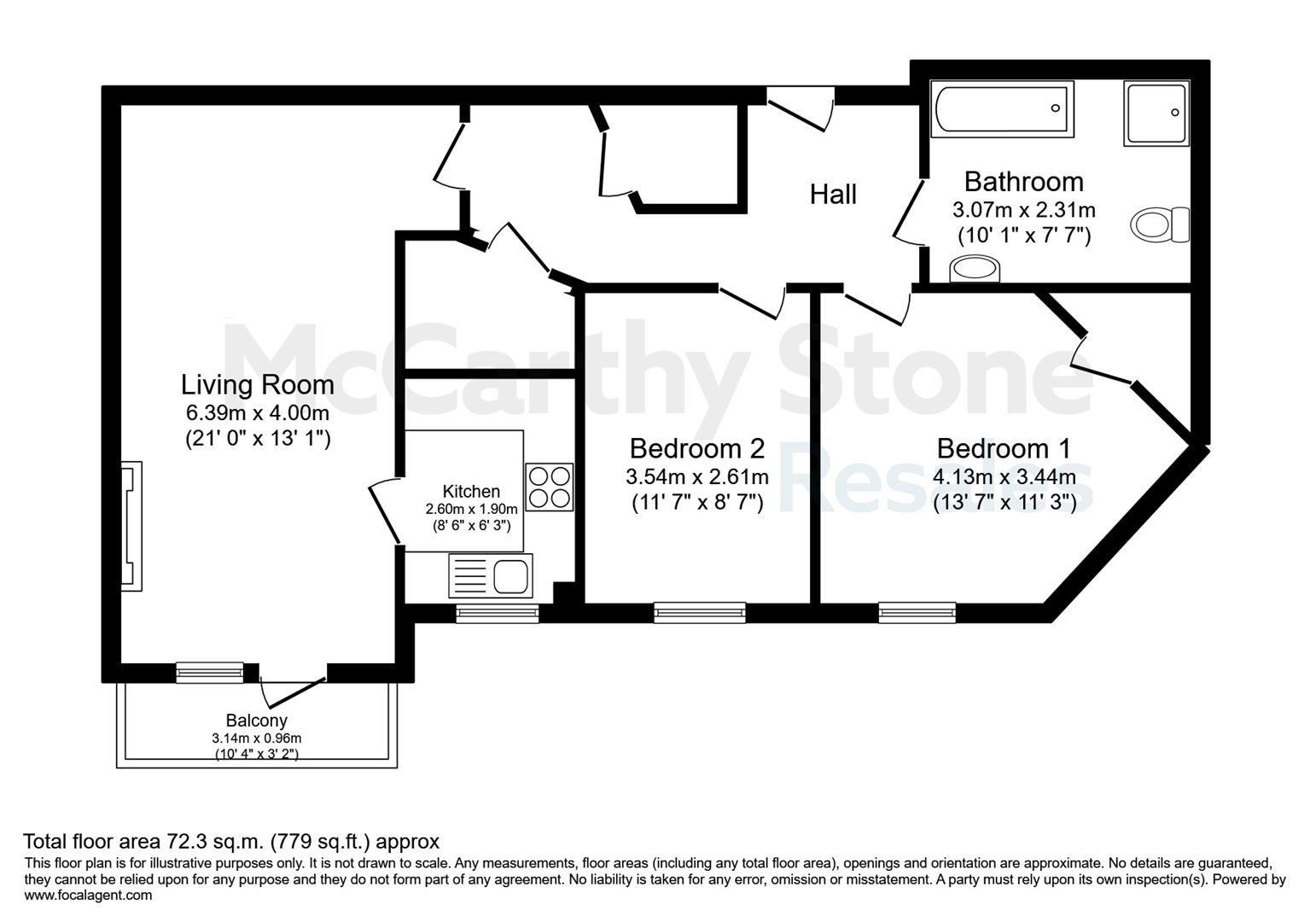 17 Barnhill Court, Barnhill Road, Chipping Sodbury, Bristol floorplan
