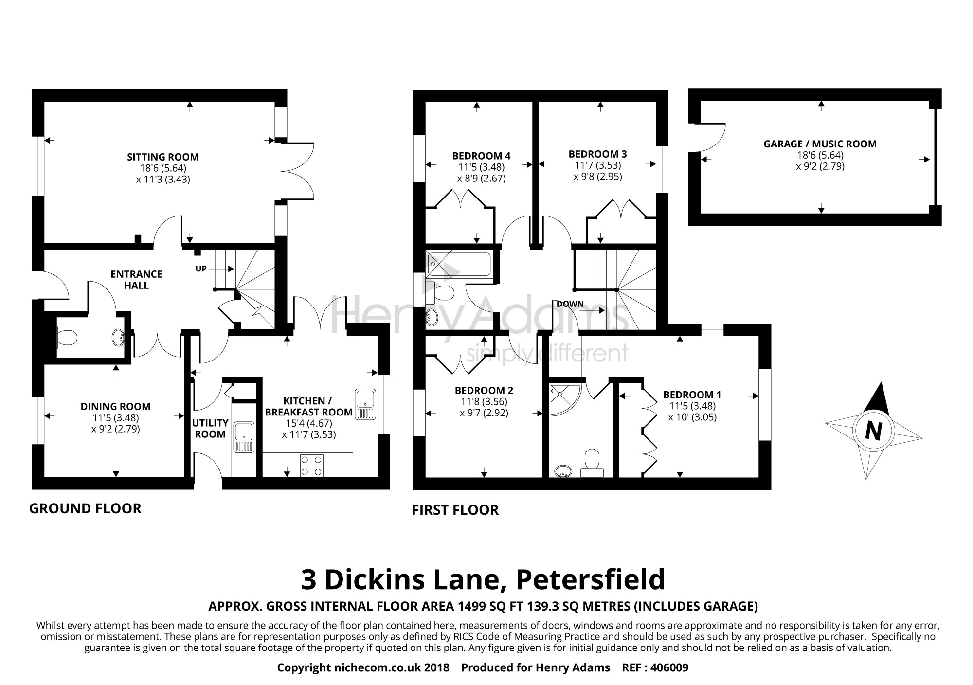 4 Bedrooms Detached house for sale in Dickins Lane, Petersfield GU31