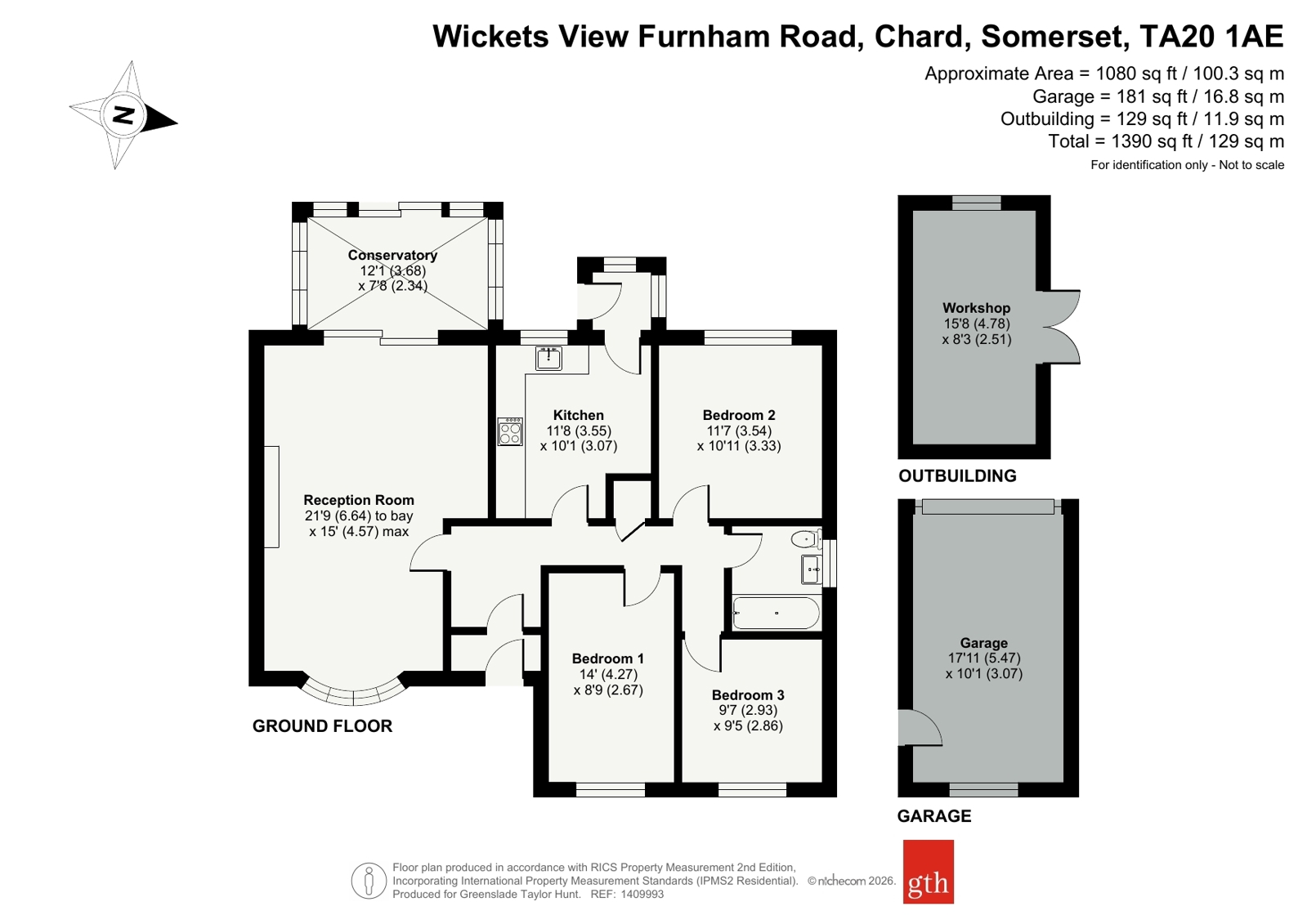 Wickets View,, Furnham Road, Somerset floorplan