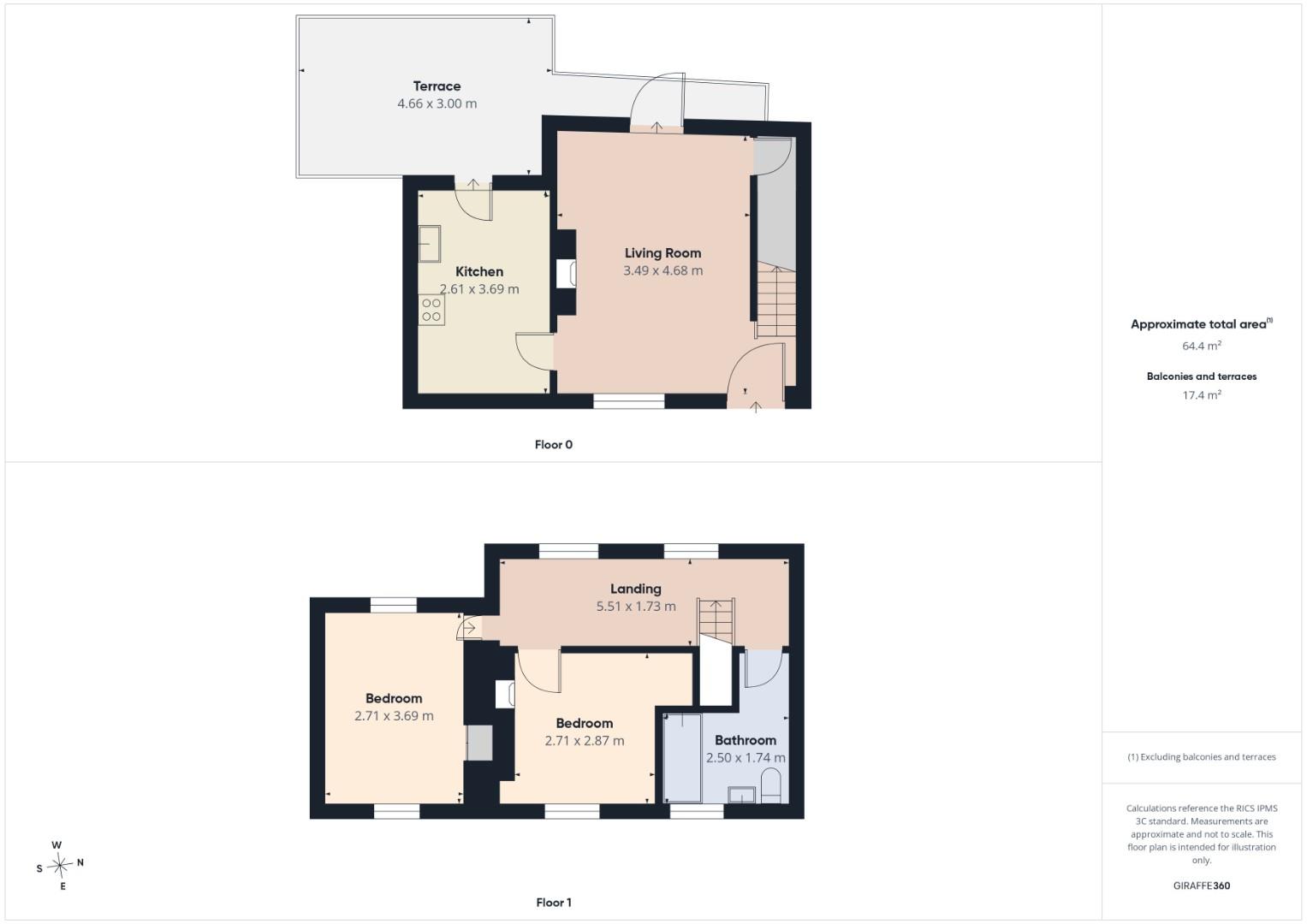 9, Peasacre, Bingley floorplan