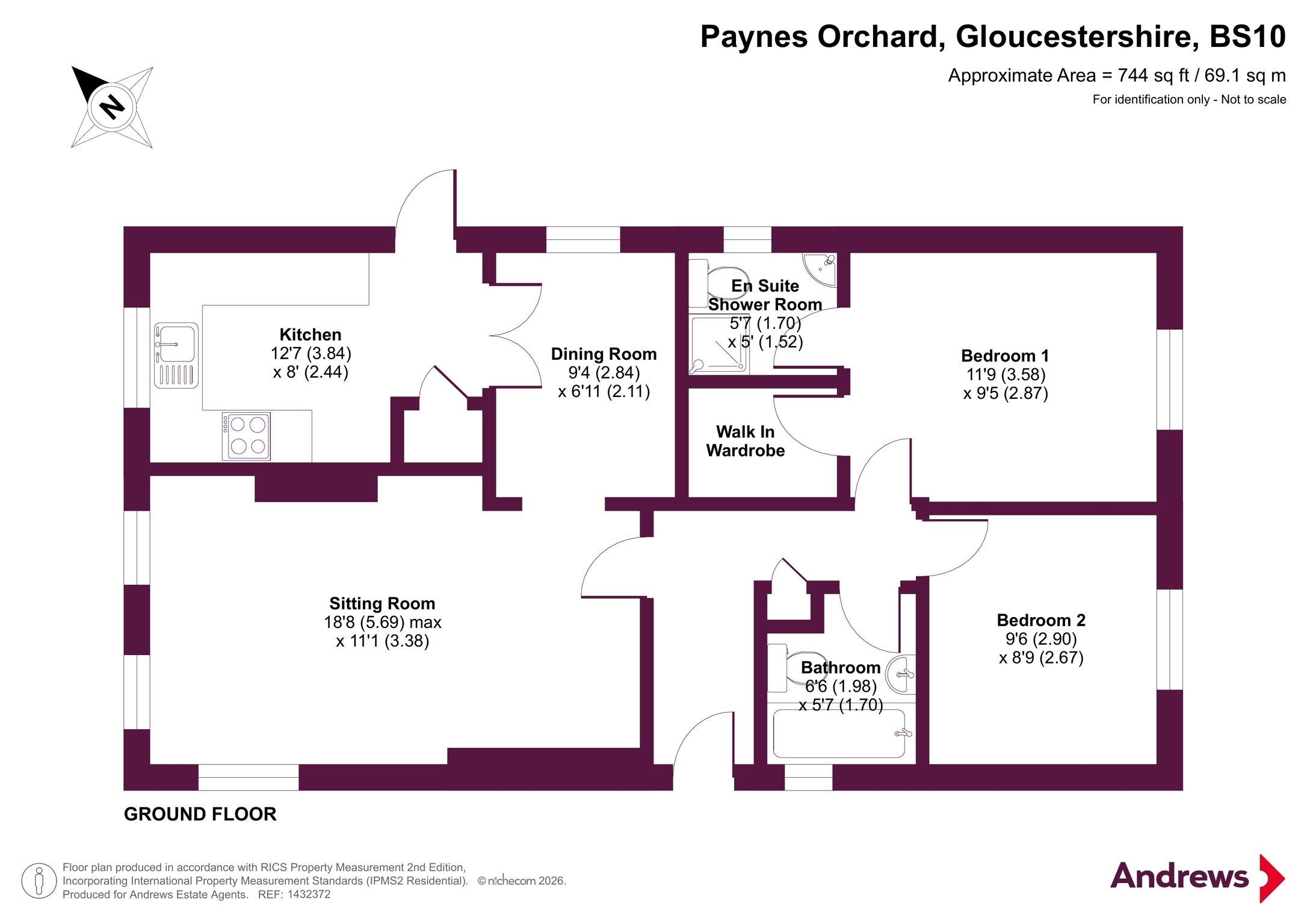 15 Paynes Orchard,, Charlton Common, Bristol floorplan