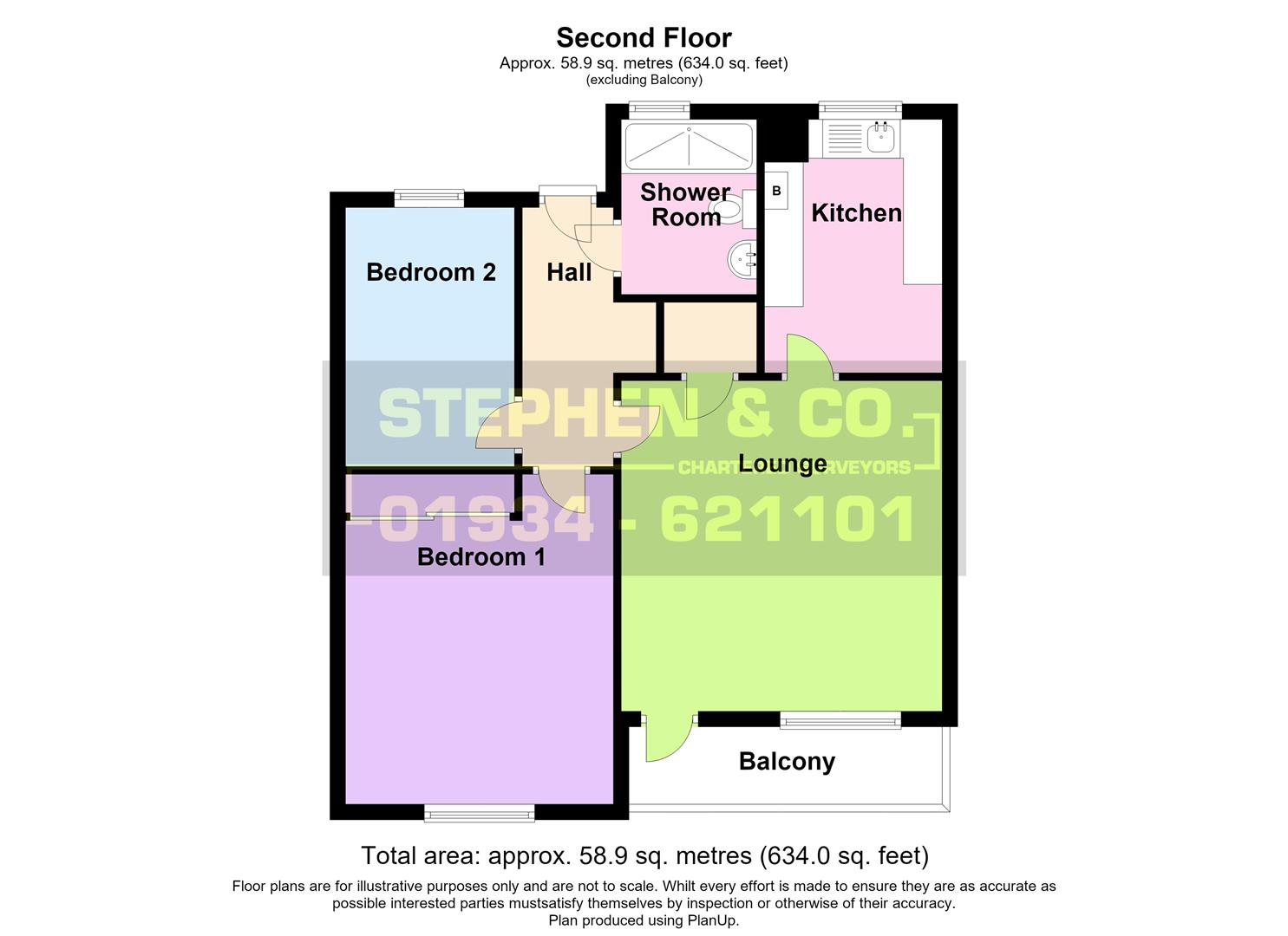 22 Hildesheim Court, Station Road, Weston-Super-Mare floorplan