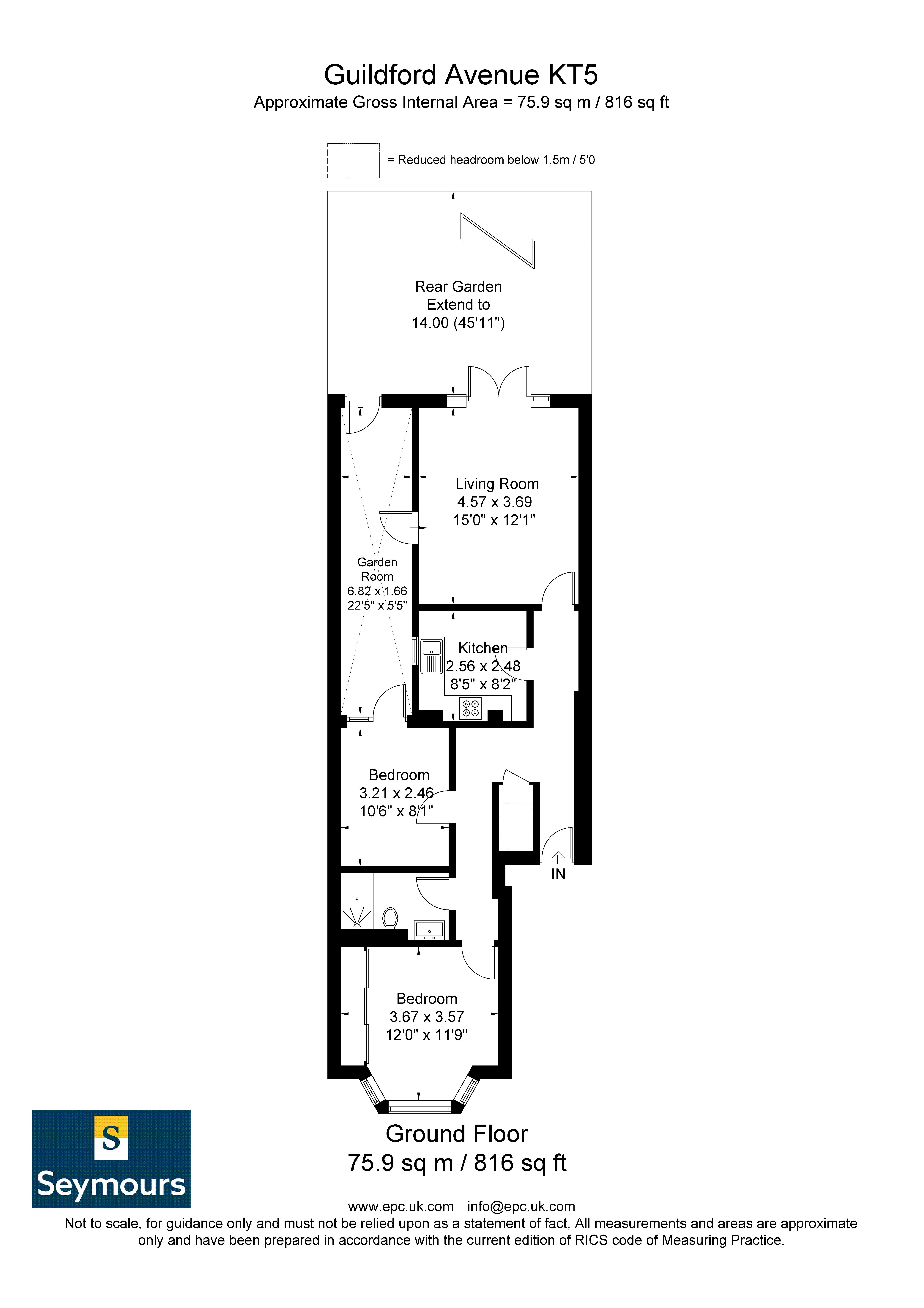 Guilford Avenue, Surbiton KT5, 2 bedroom flat for sale 64622790