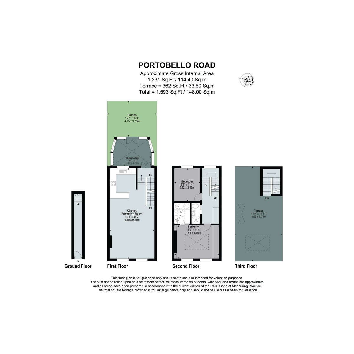 183, Portobello Road, London floorplan