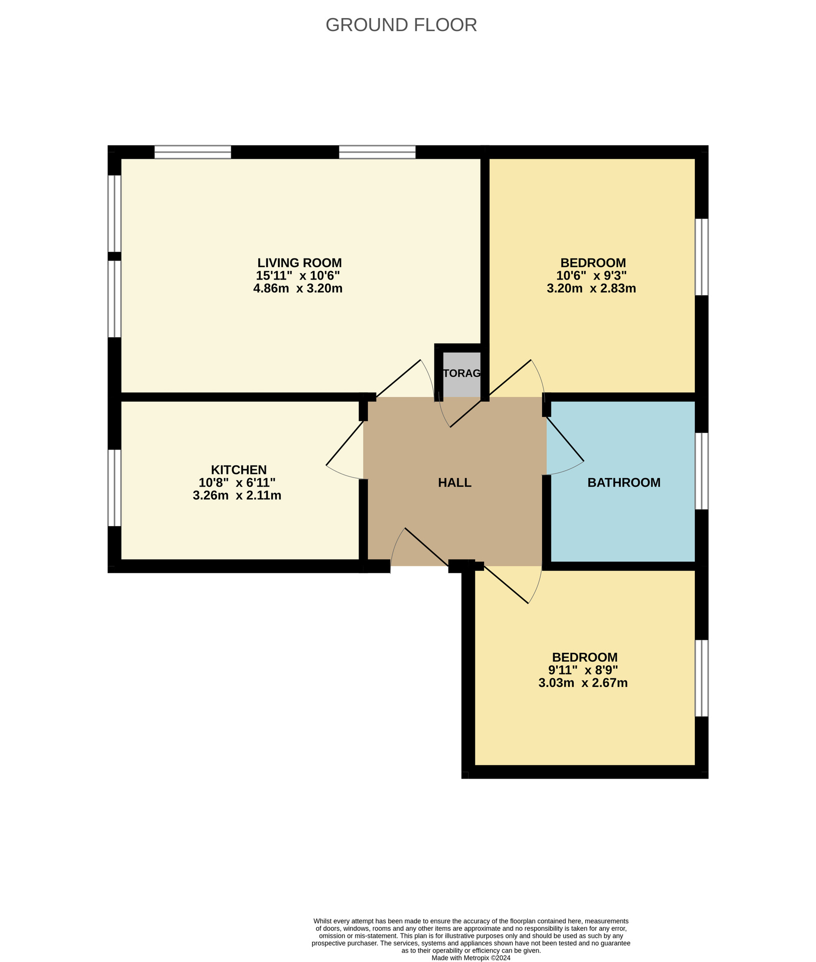 Flat 72, Nithsdale Mills, Dumfries floorplan