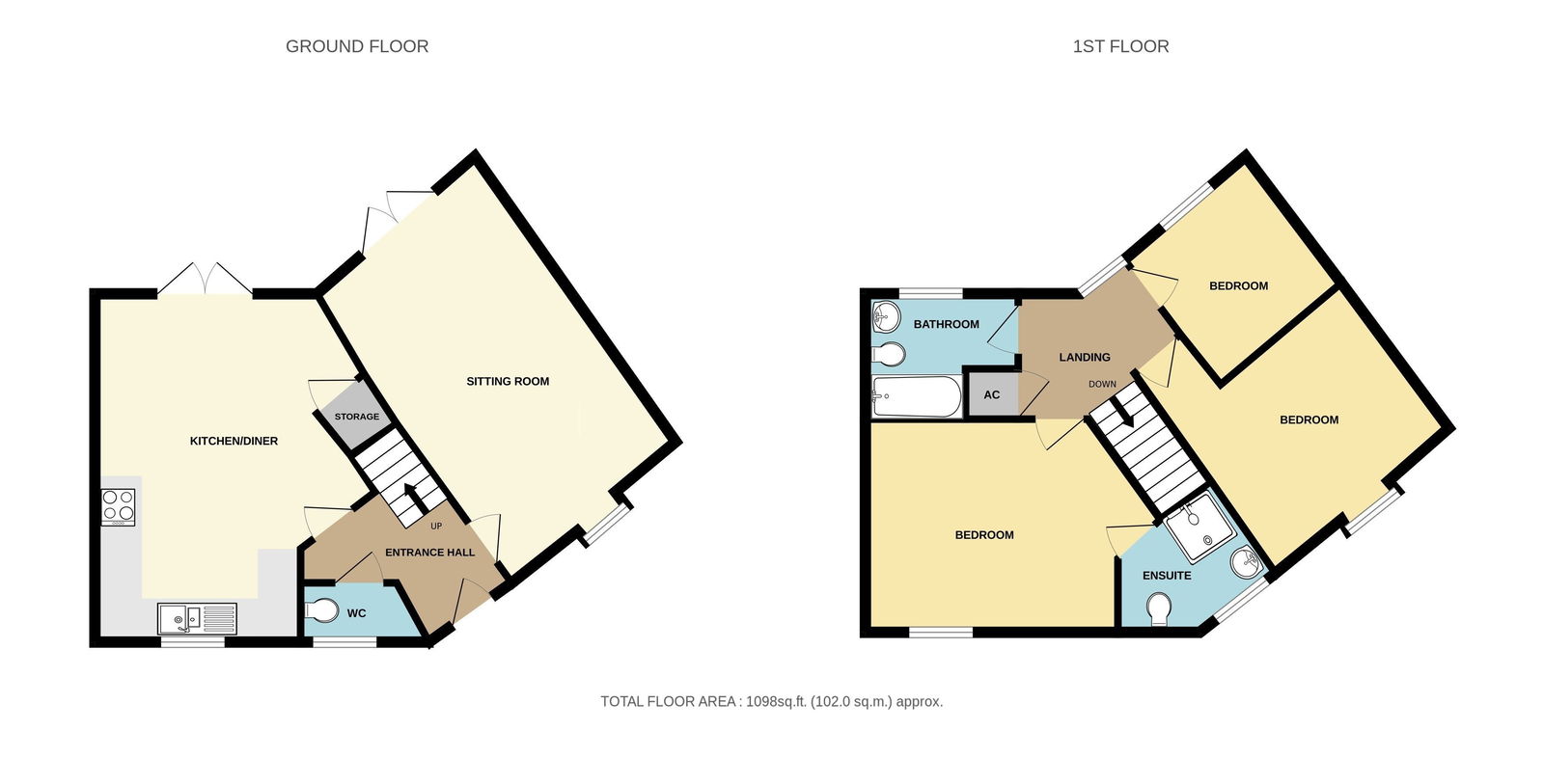 2, Dowdings Close, Ledbury floorplan