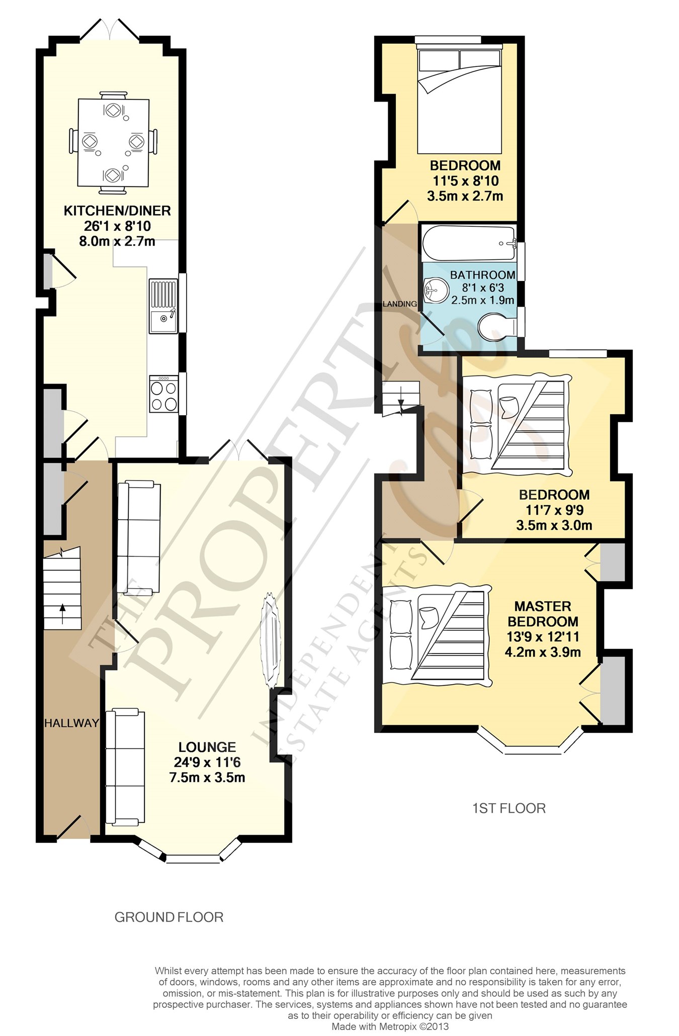 3 Bedrooms Terraced house to rent in Cornwall Road, Bexhill-On-Sea TN39