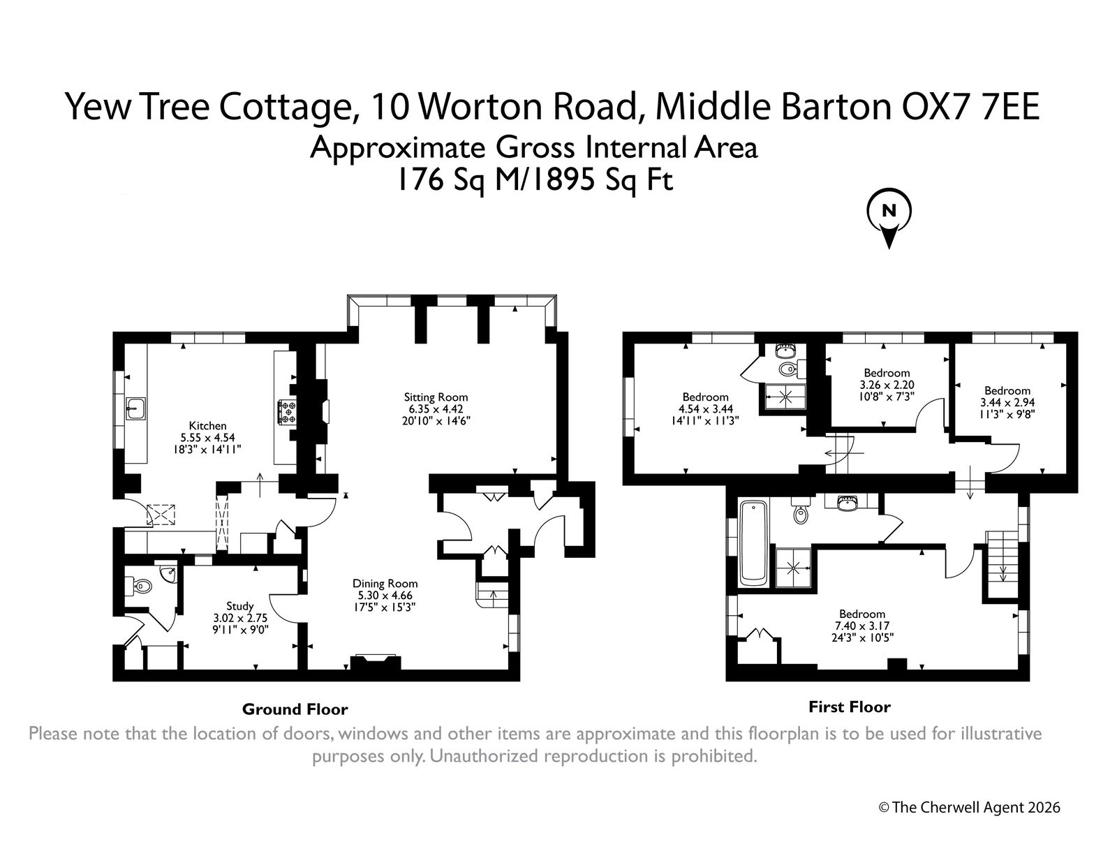 10,Yew Tree Cottage, Worton Road, Chipping Norton floorplan
