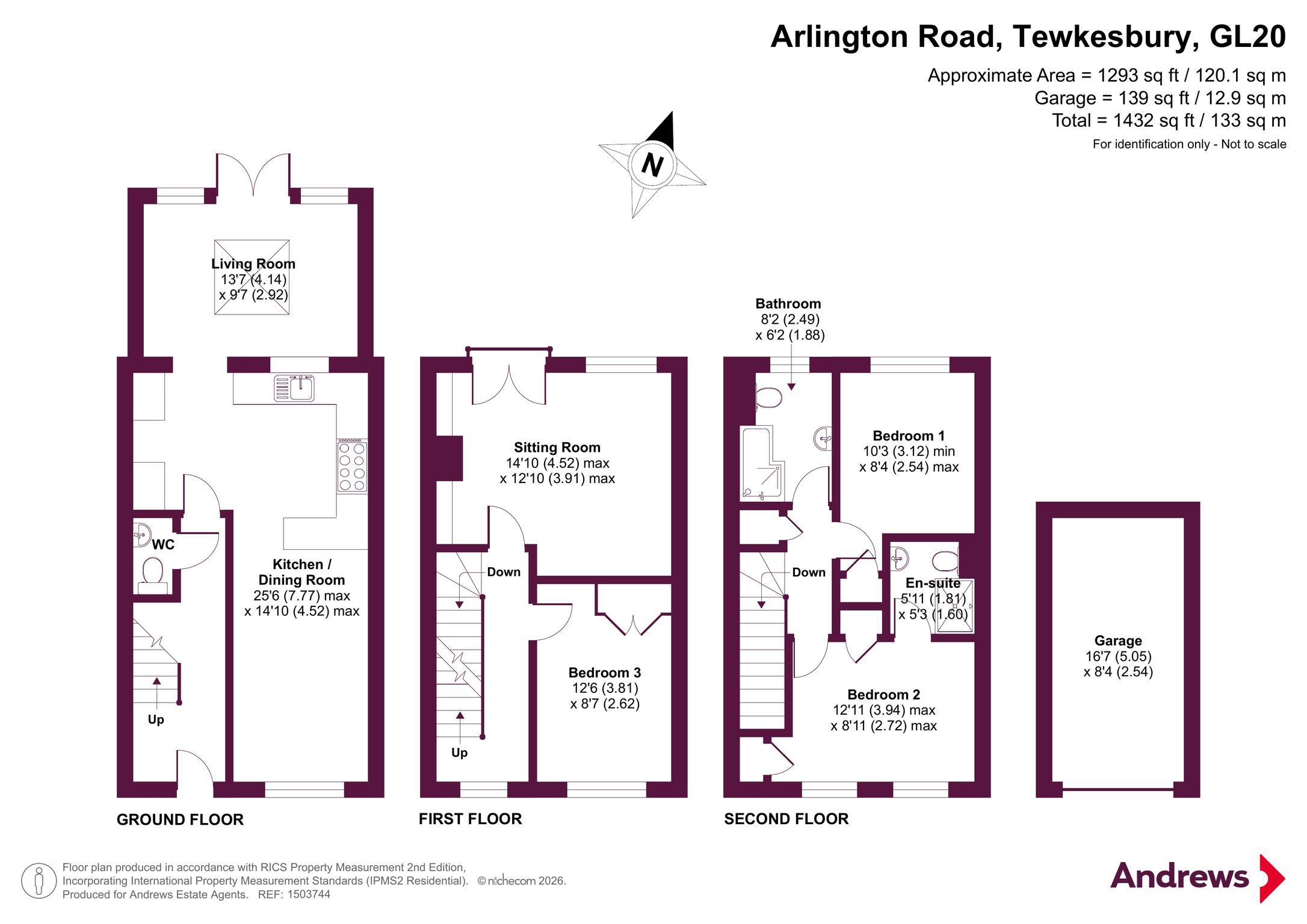 22, Arlington Road, Tewkesbury floorplan