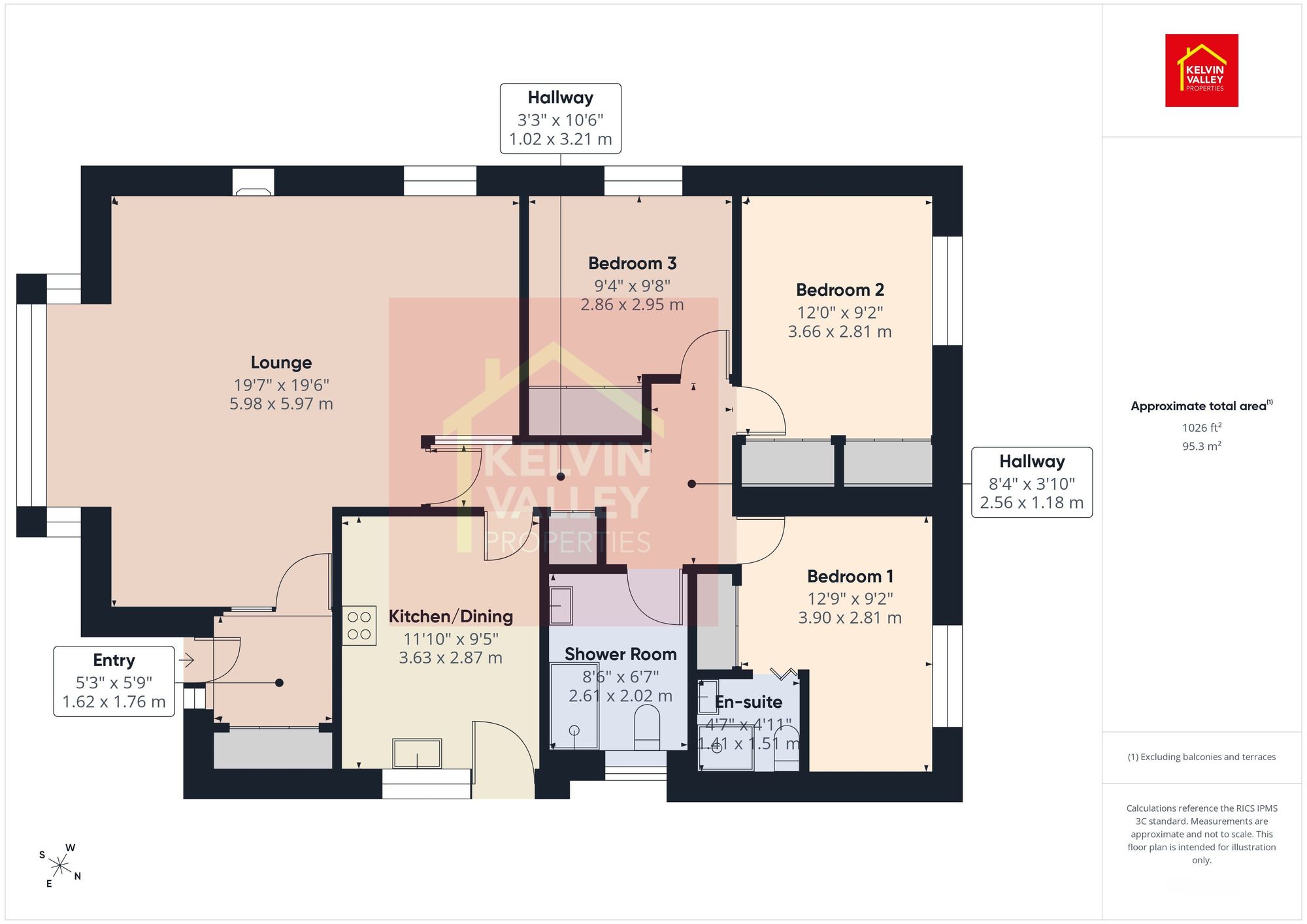 13 Auchinvole Crescent, Glasgow floorplan