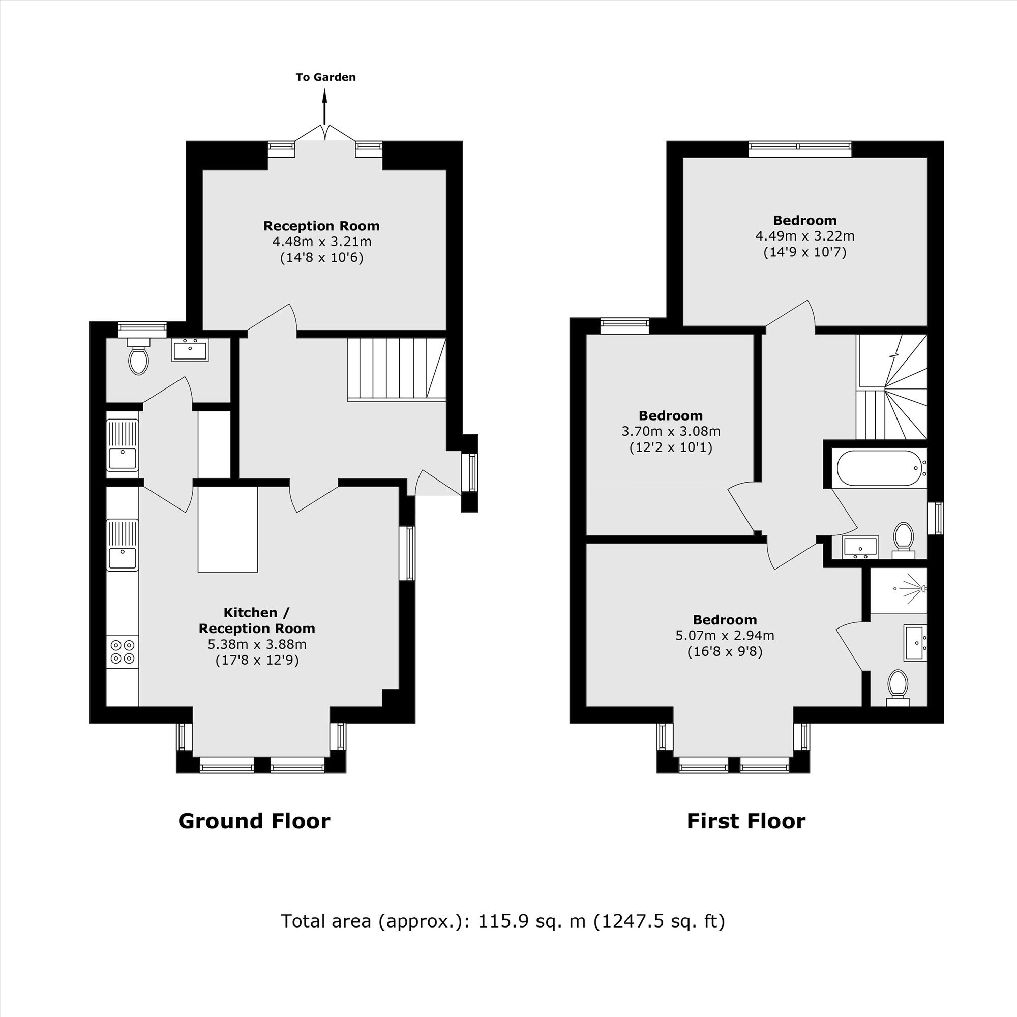 Hythe Road, Thornton Heath floorplan