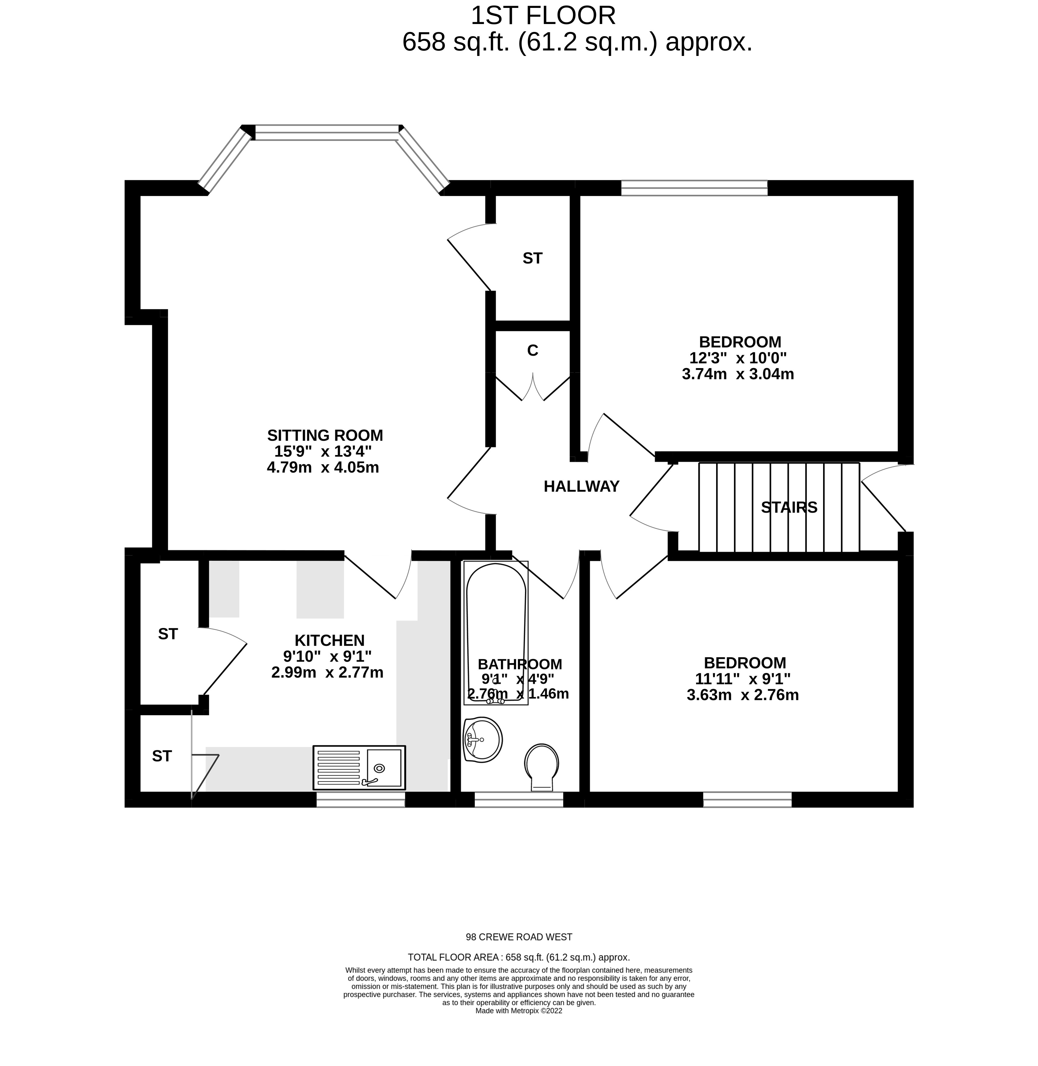 98 Crewe Road West, Edinburgh EH5, 2 bedroom flat for sale 62277211