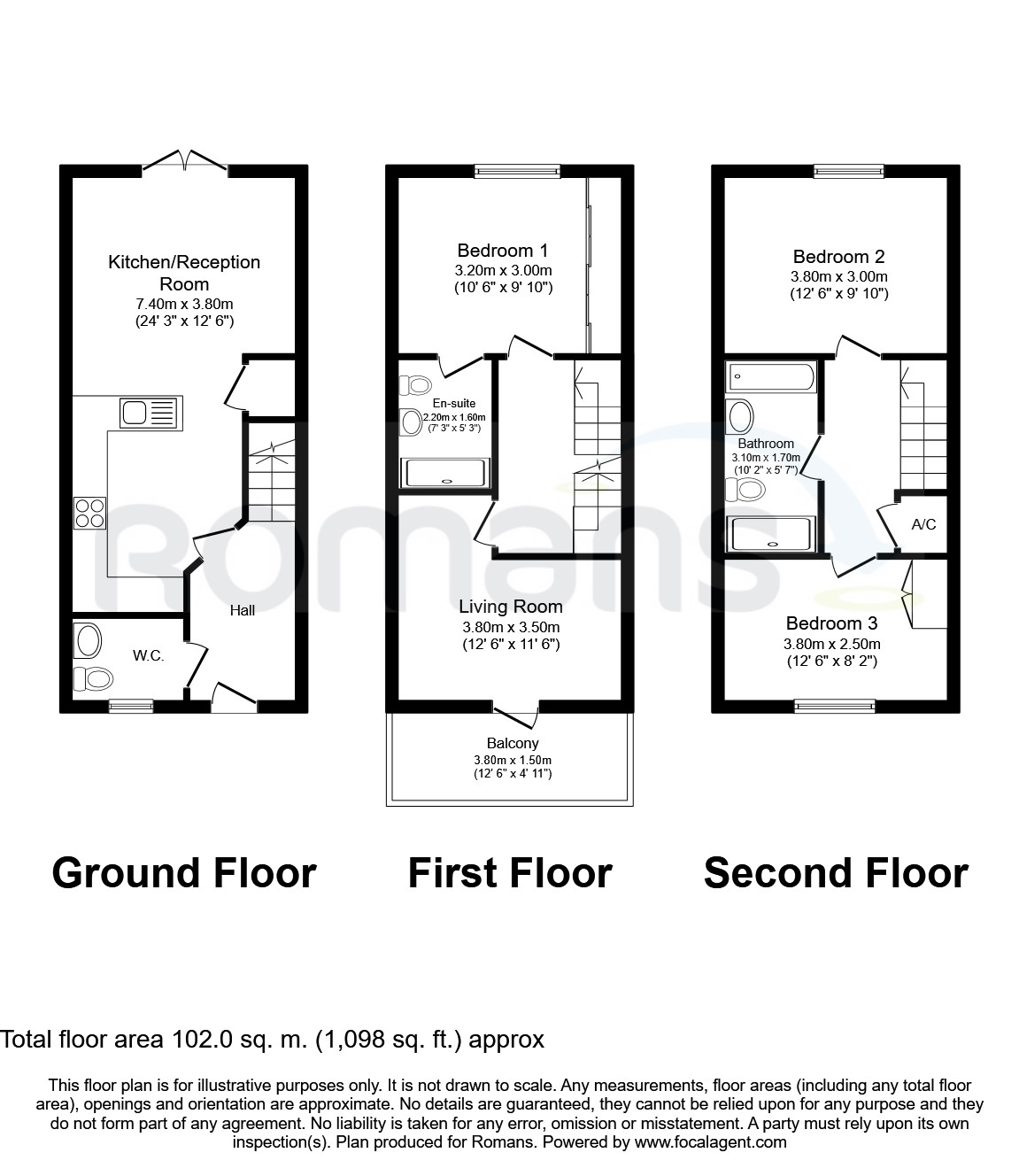 33, Maine Street, Reading floorplan