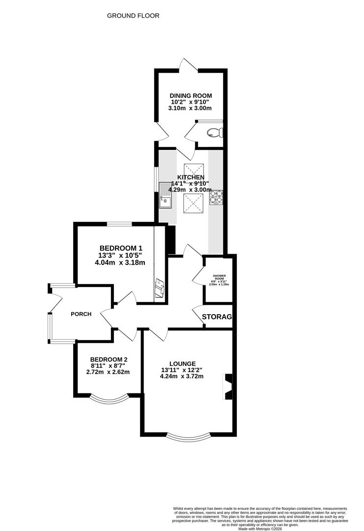 57, New Village Road, Cottingham floorplan