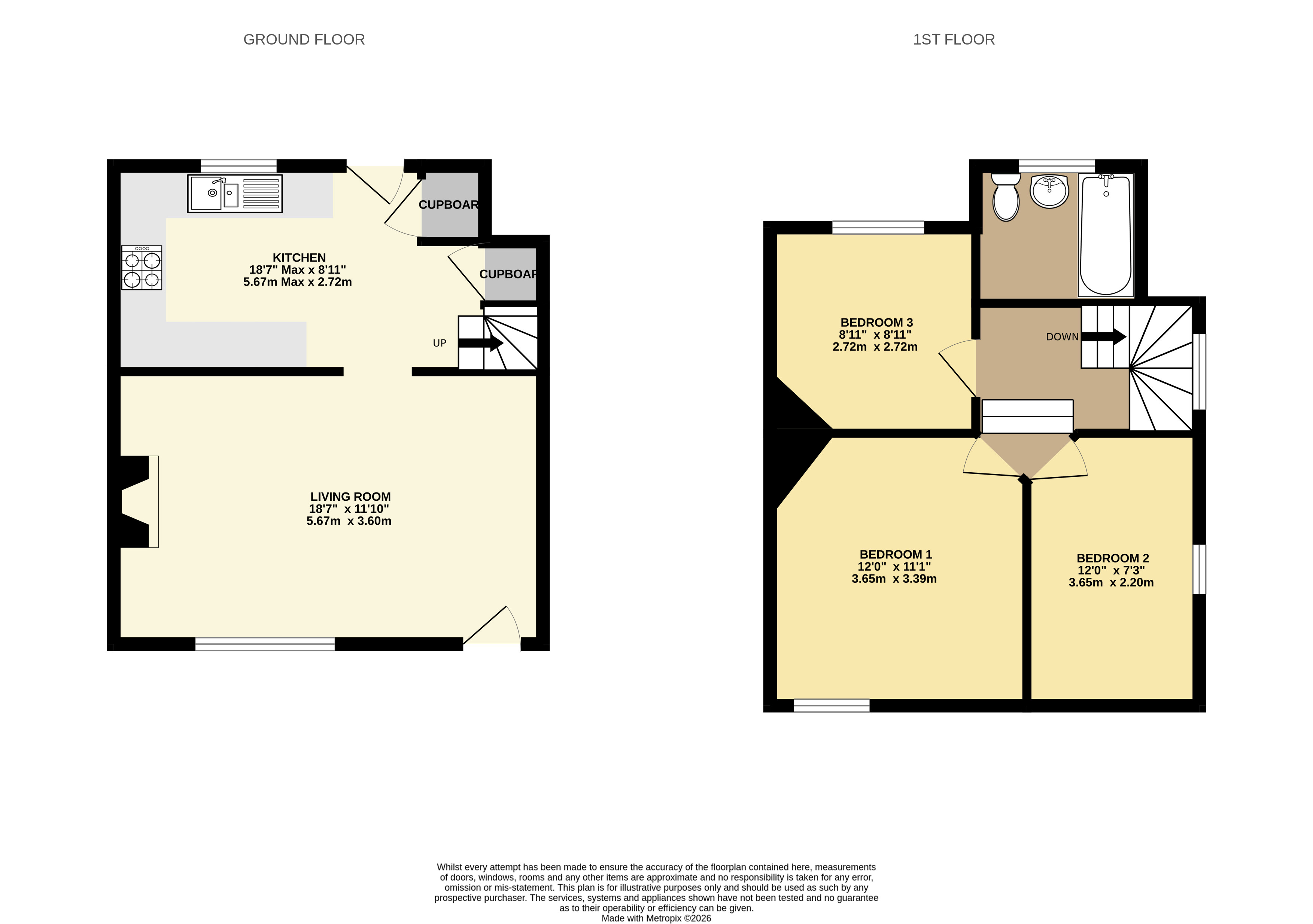 1, West View, Seaton floorplan