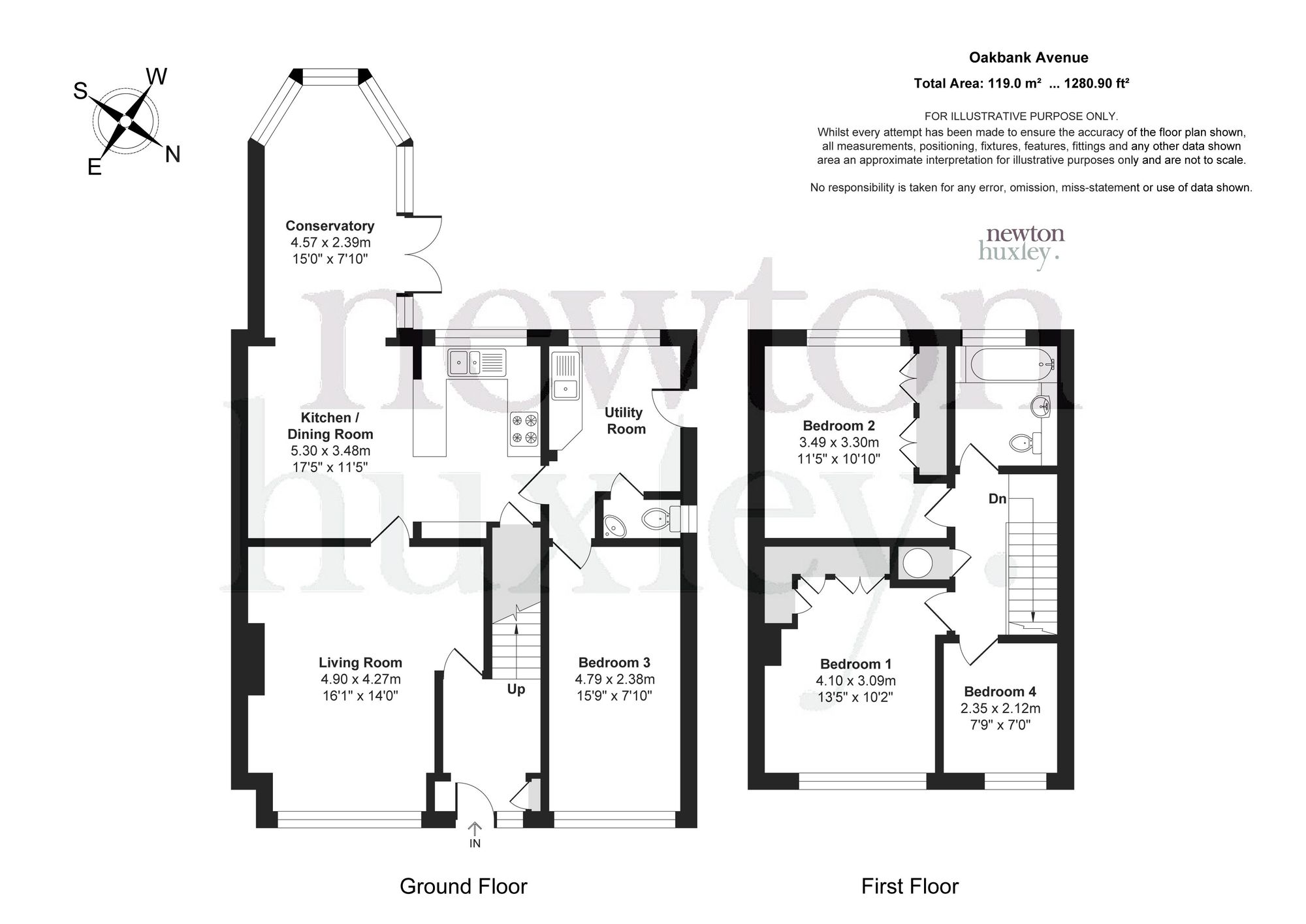 15 Oakbank Avenue, Walton-On-Thames floorplan